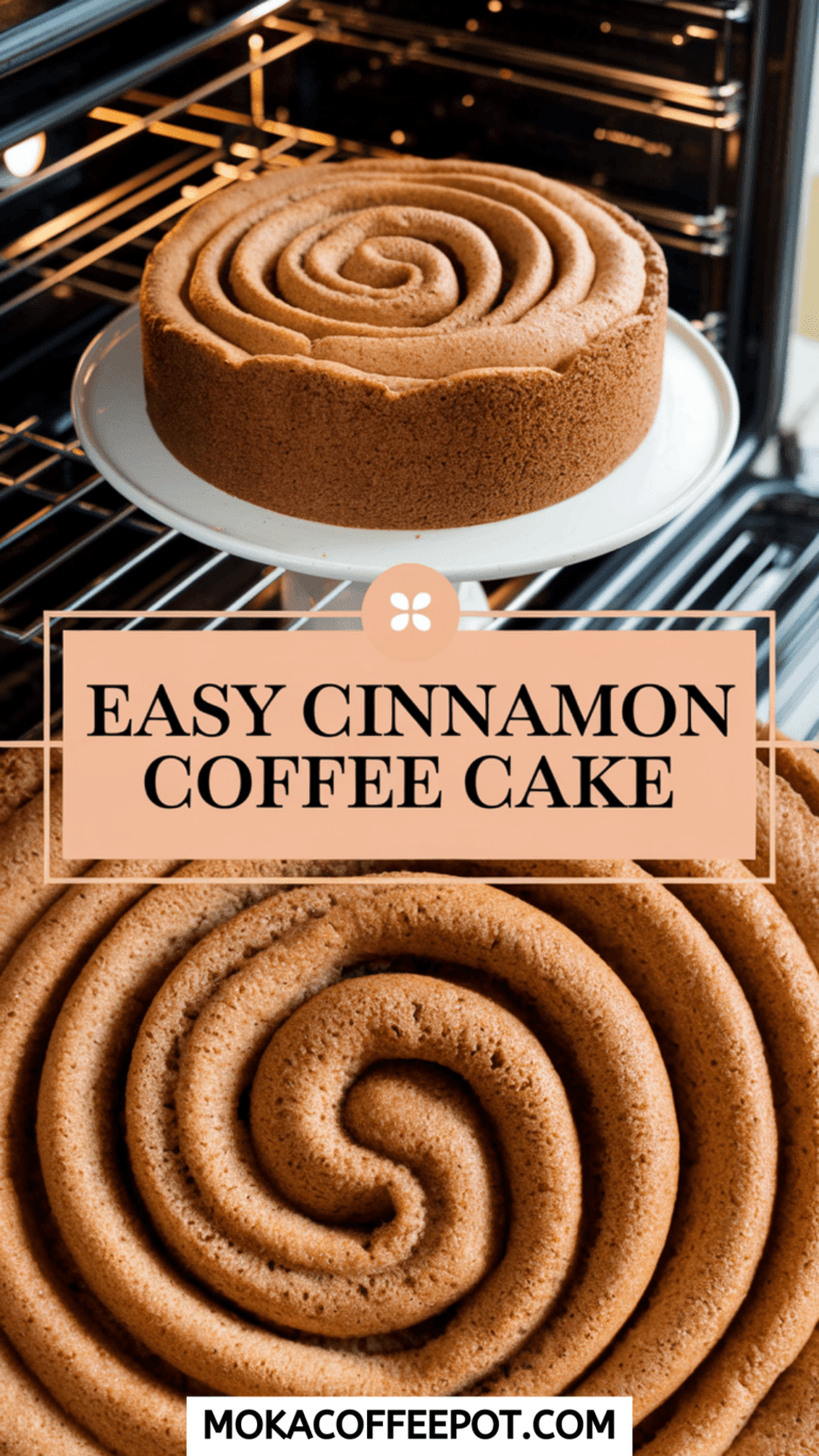 Easy Cinnamon Coffee Cake