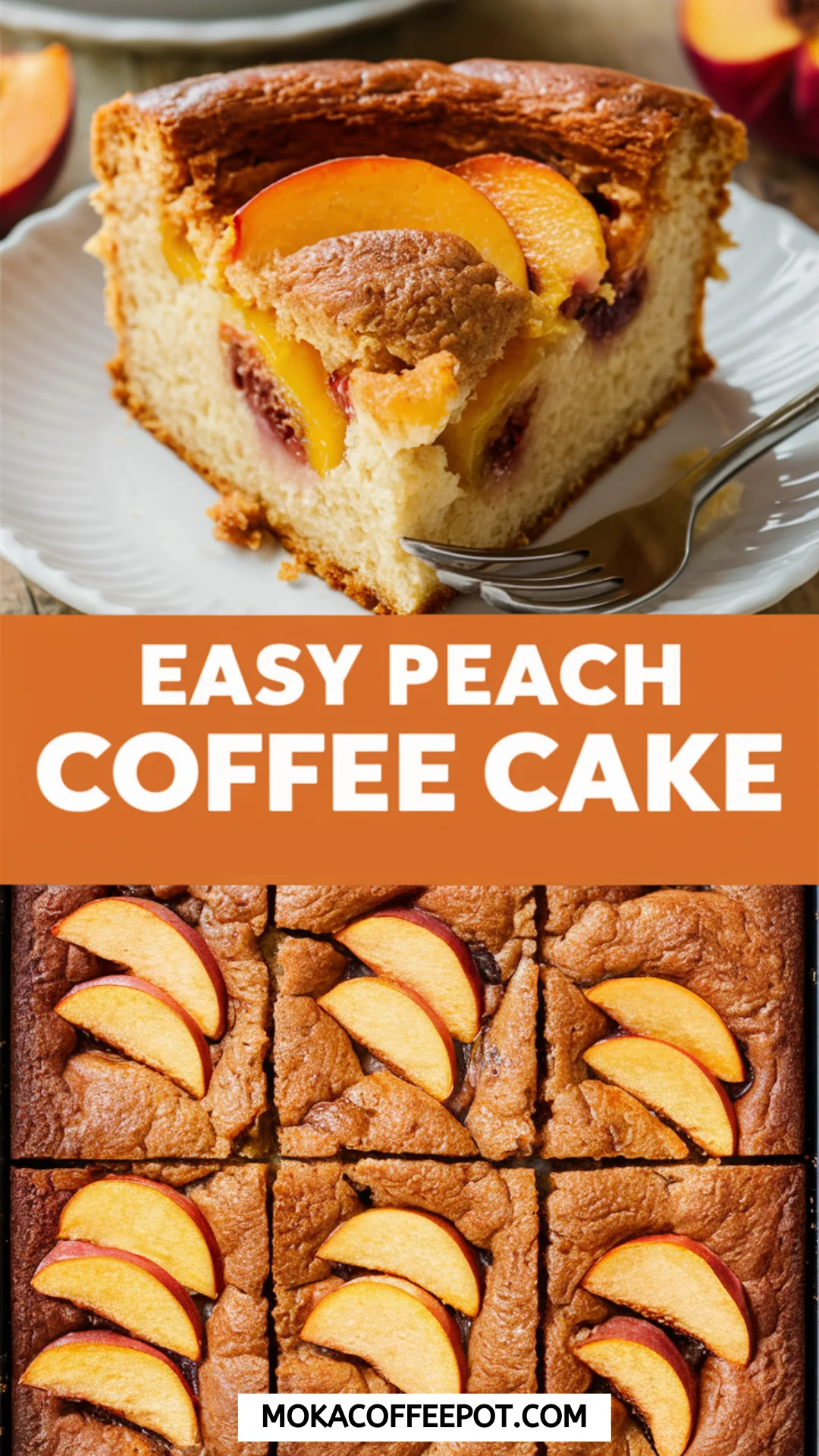Easy Peach Coffee Cake Easy Peach Coffee Cake