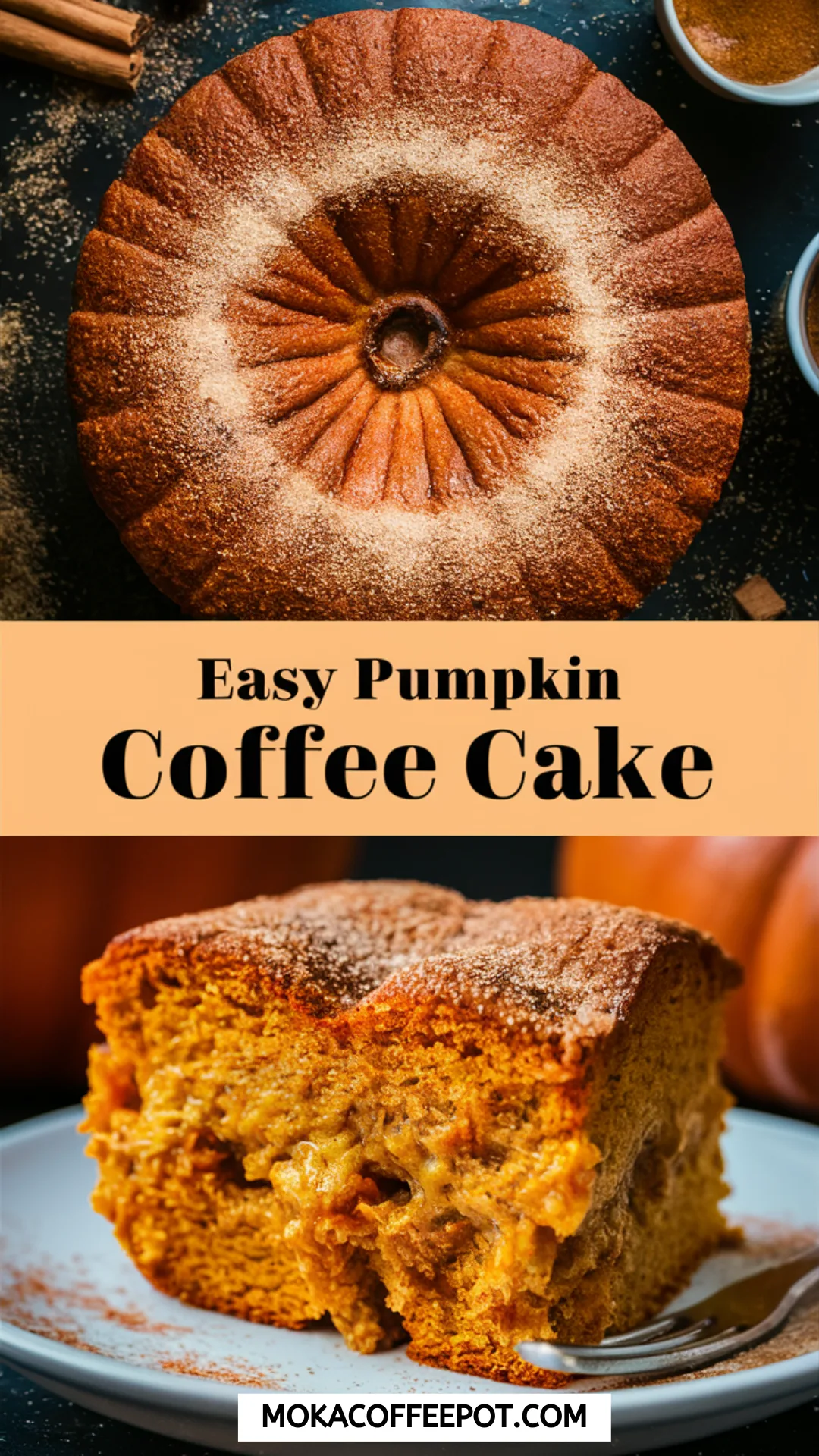Easy Pumpkin Coffee Cake