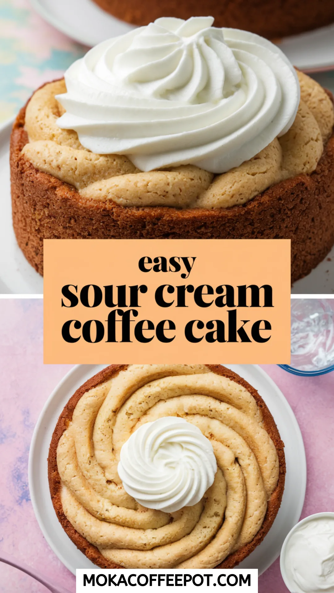 Easy Sour Cream Coffee Cake Easy Sour Cream Coffee Cake