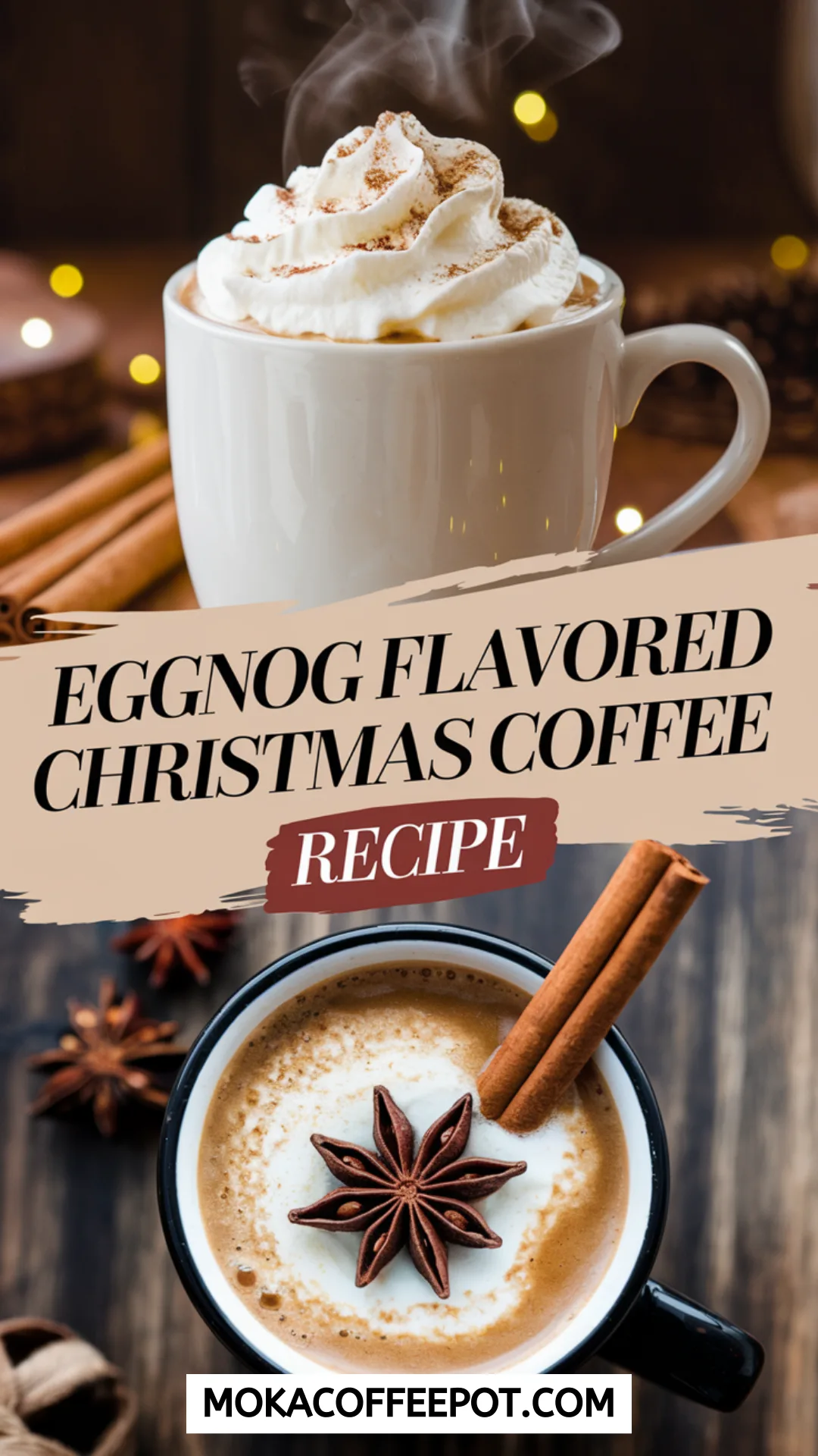 Eggnog Flavored Christmas Coffee