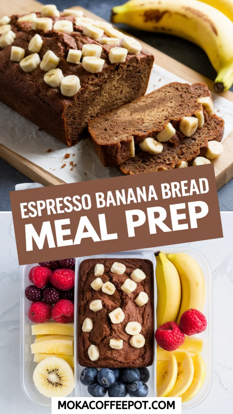 Espresso Banana Bread Meal Prep Espresso Banana Bread Meal Prep
