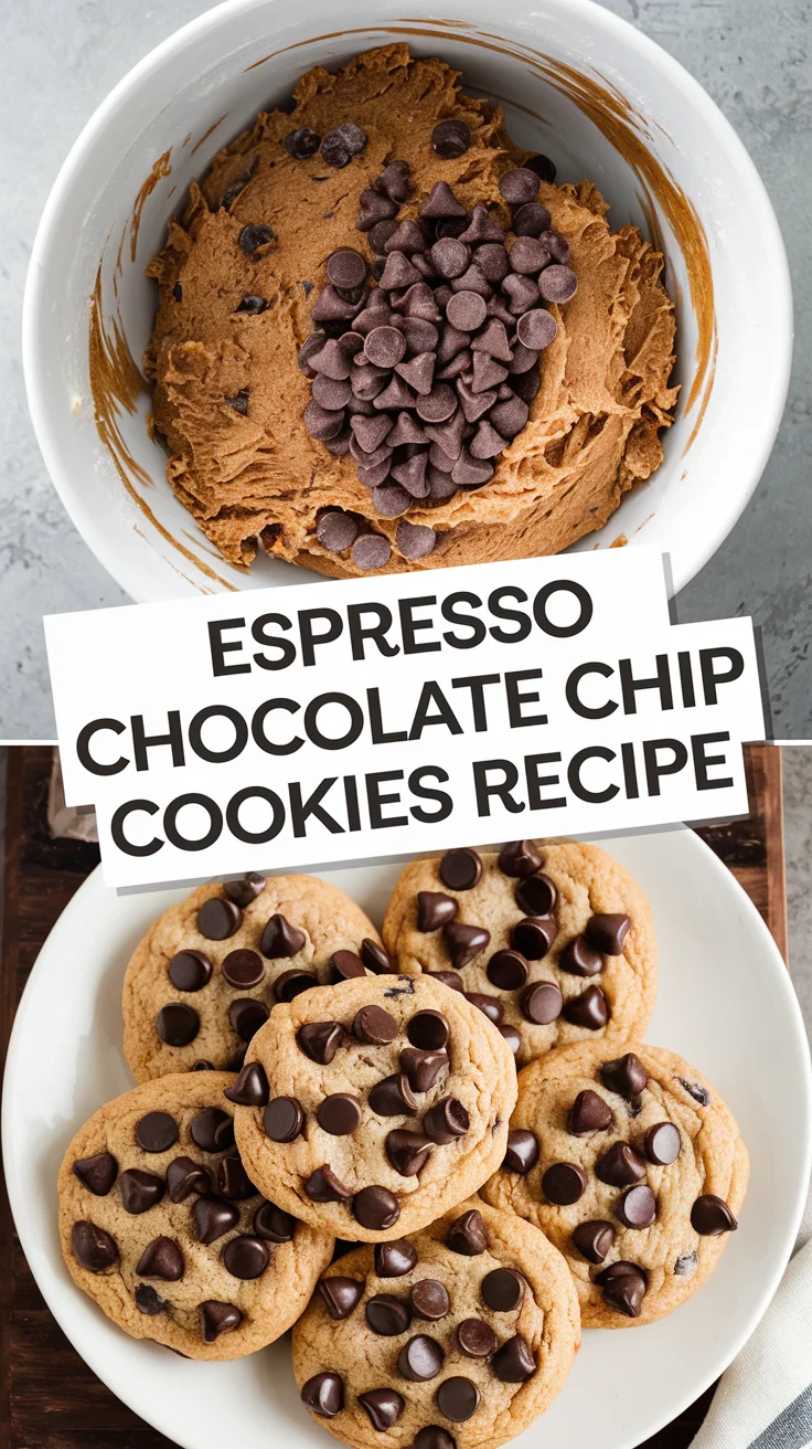 Espresso Chocolate Chip Cookies Recipe