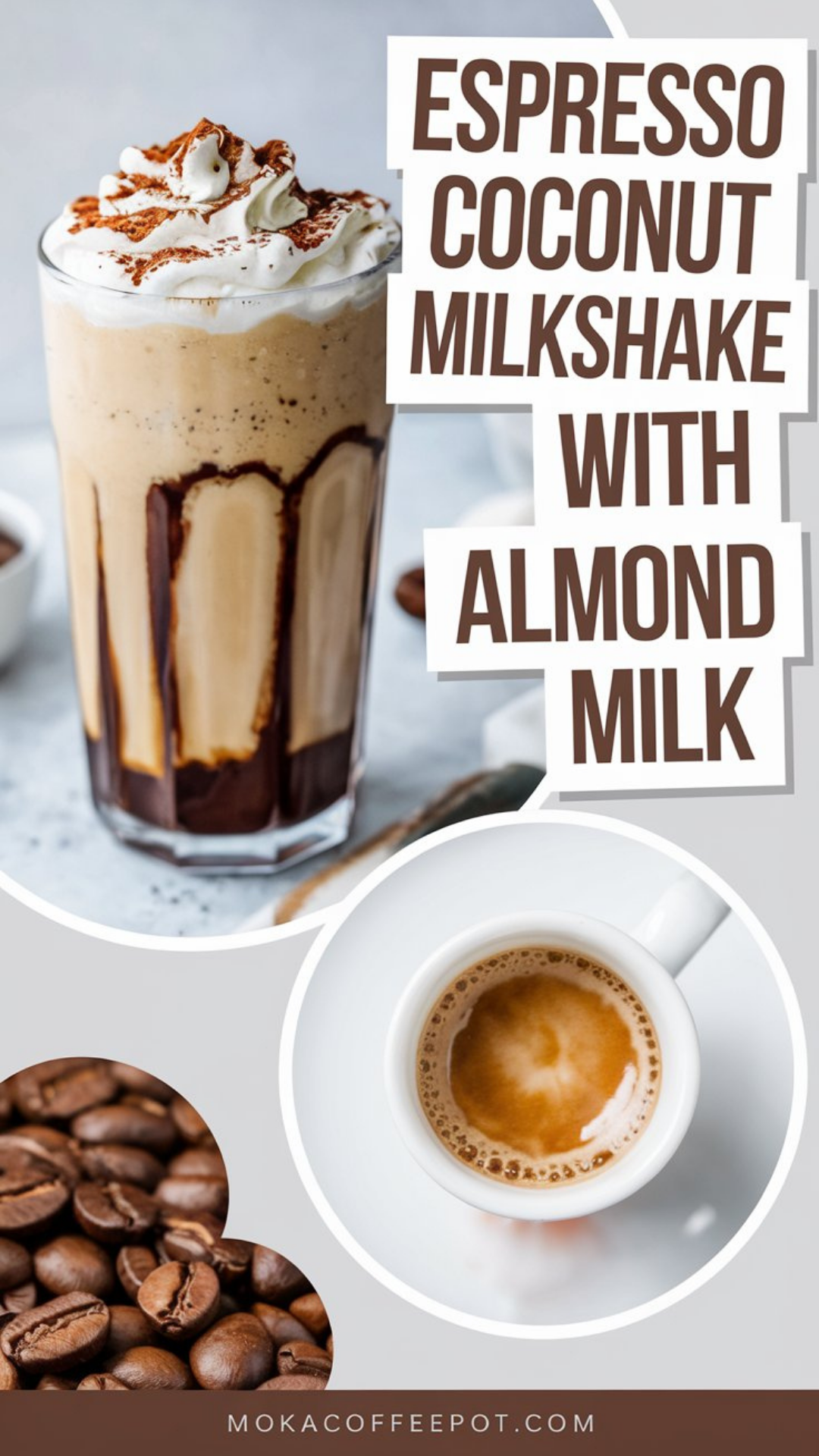 Espresso Coconut Milkshake with Almond Milk Espresso Coconut Milkshake with Almond Milk