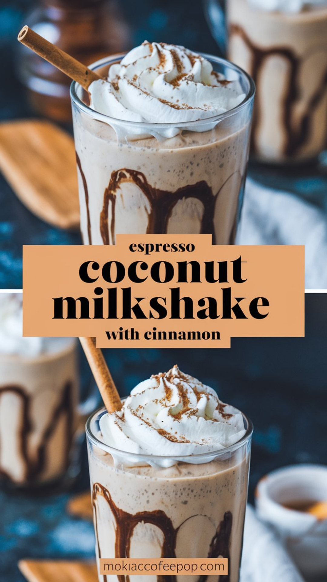 Espresso Coconut Milkshake with Cinnamon Espresso Coconut Milkshake with Cinnamon