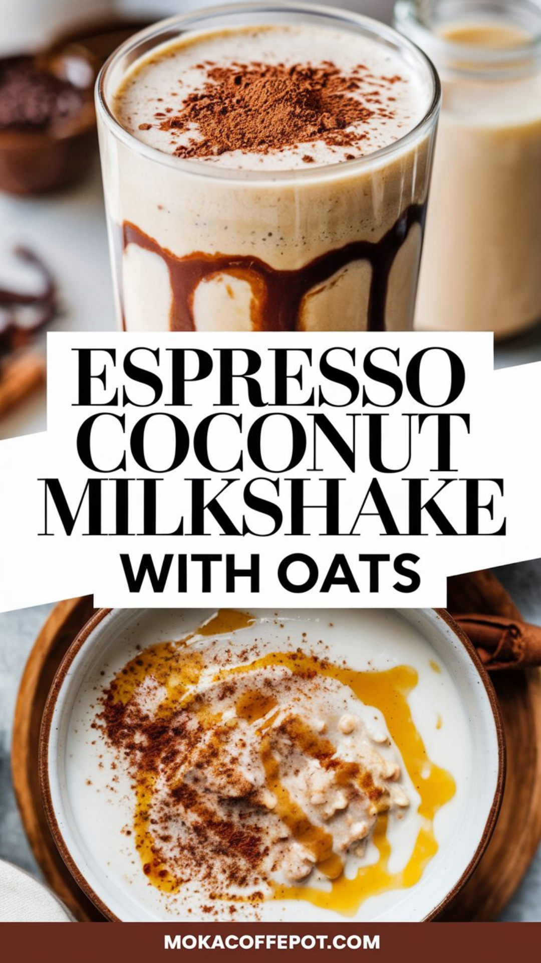 Espresso Coconut Milkshake with Oats Espresso Coconut Milkshake with Oats
