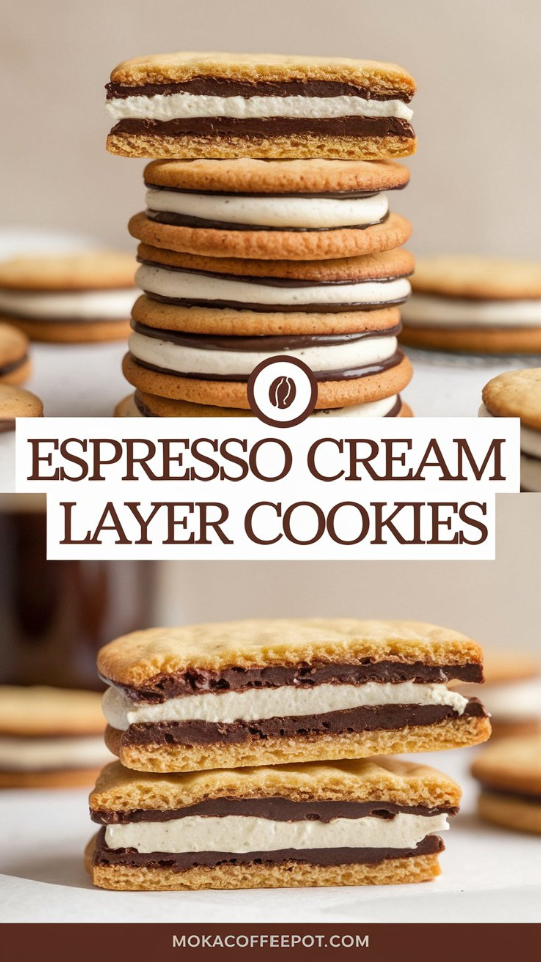 Coffee Cream-Filled Shortbread Cookies Coffee Cream-Filled Shortbread Cookies