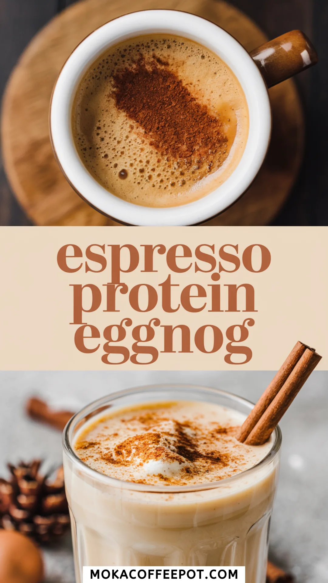 Espresso Protein Eggnog Recipe