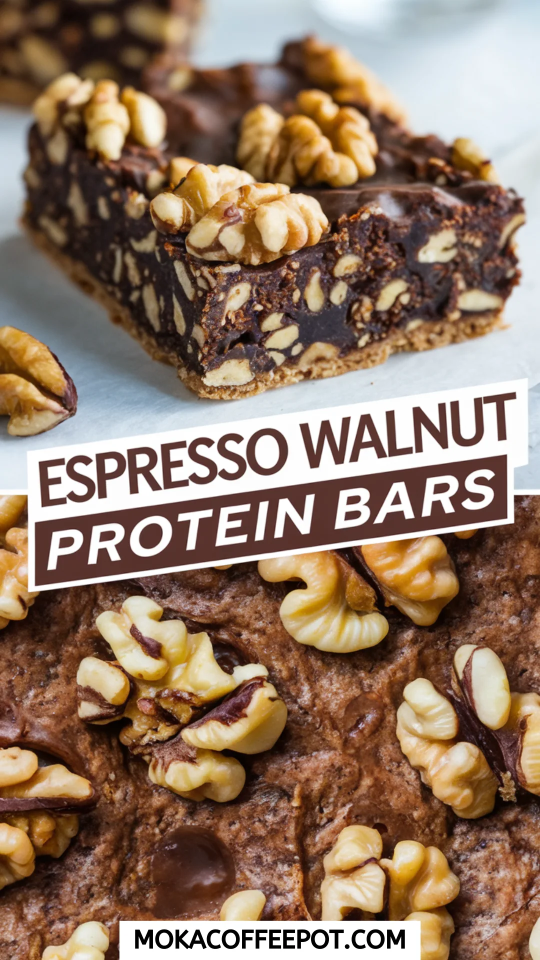 Espresso Walnut Protein Bars Recipe Espresso Walnut Protein Bars Recipe