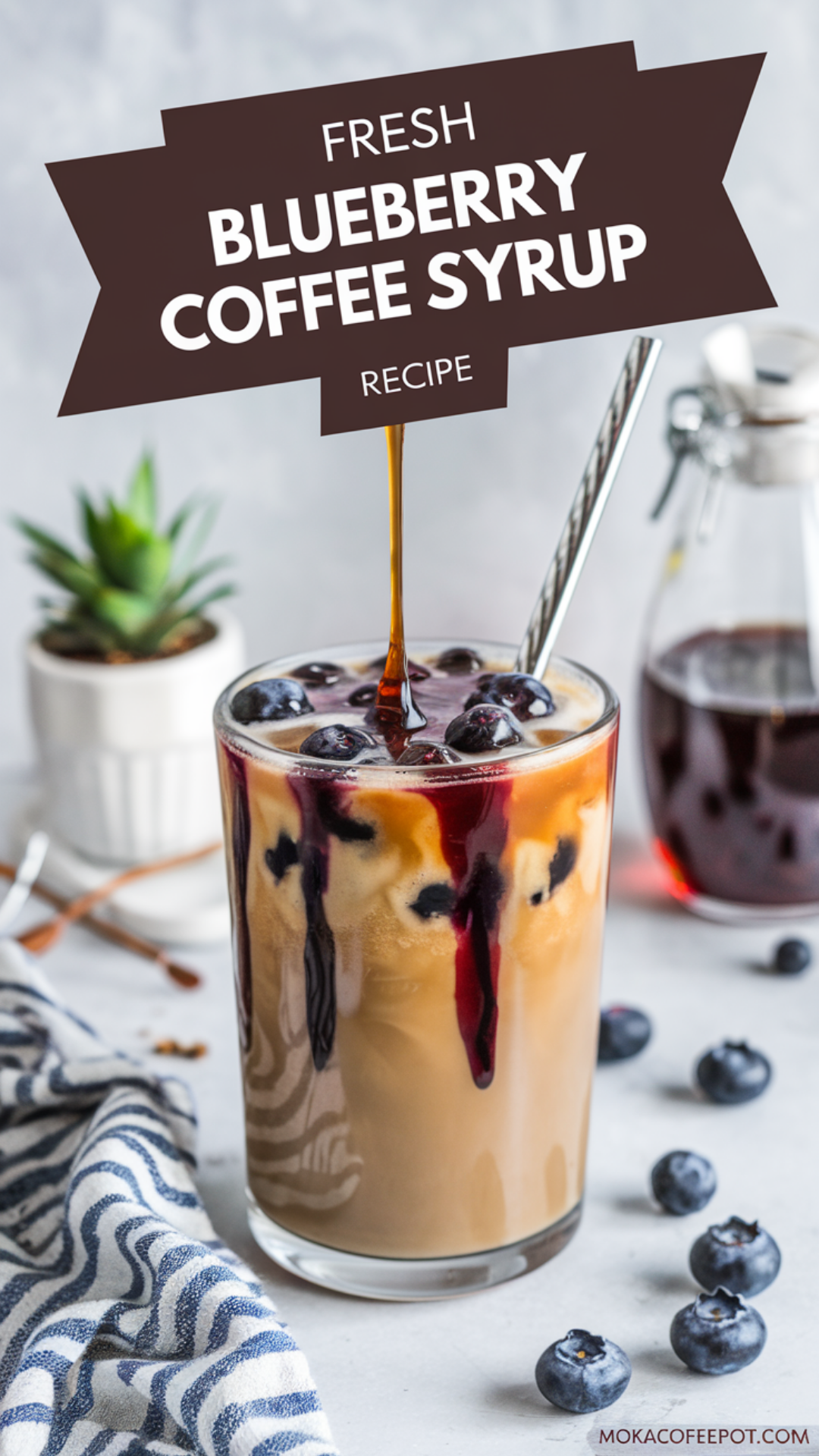 Fresh Blueberry Coffee Syrup Recipe