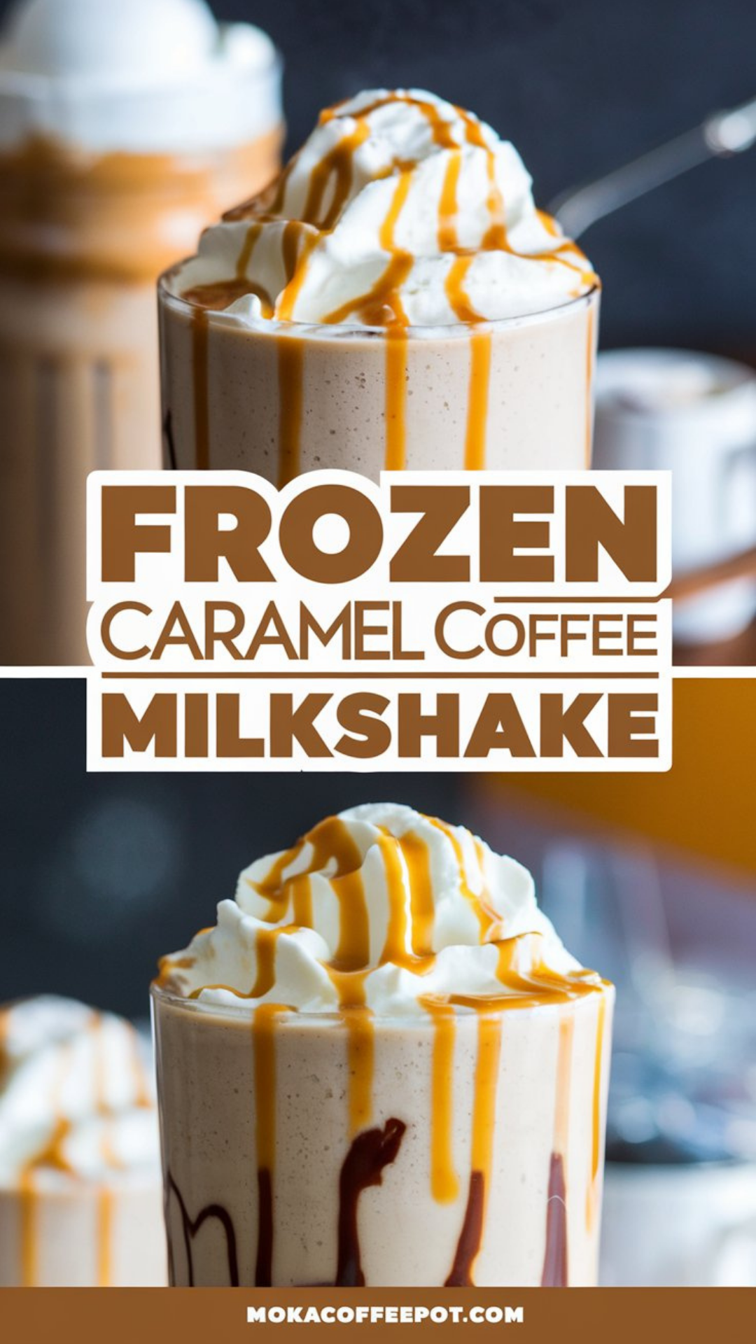 Frozen Caramel Coffee Milkshake Frozen Caramel Coffee Milkshake