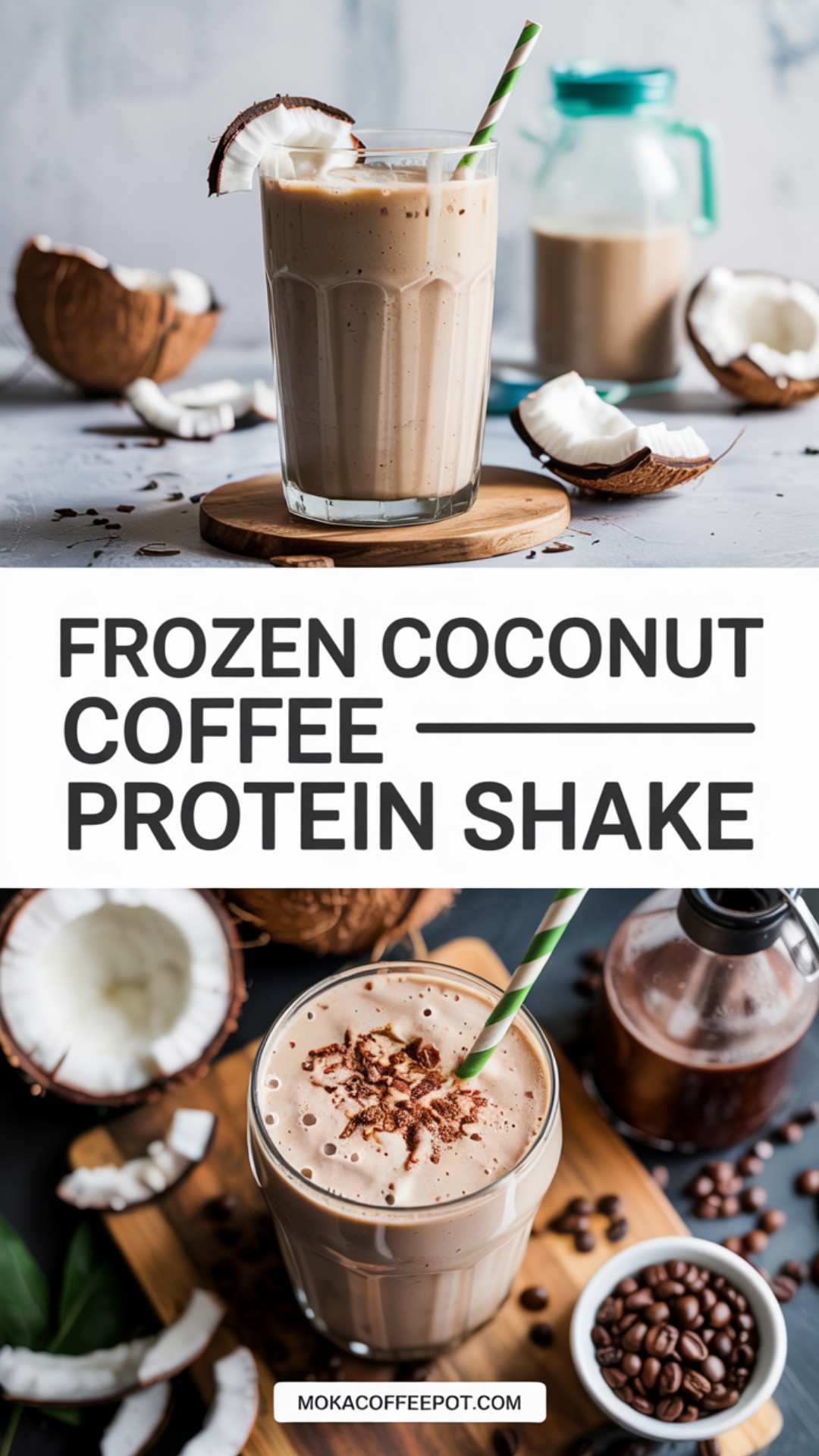 Frozen Coconut Coffee Protein Shake Recipe Frozen Coconut Coffee Protein Shake Recipe