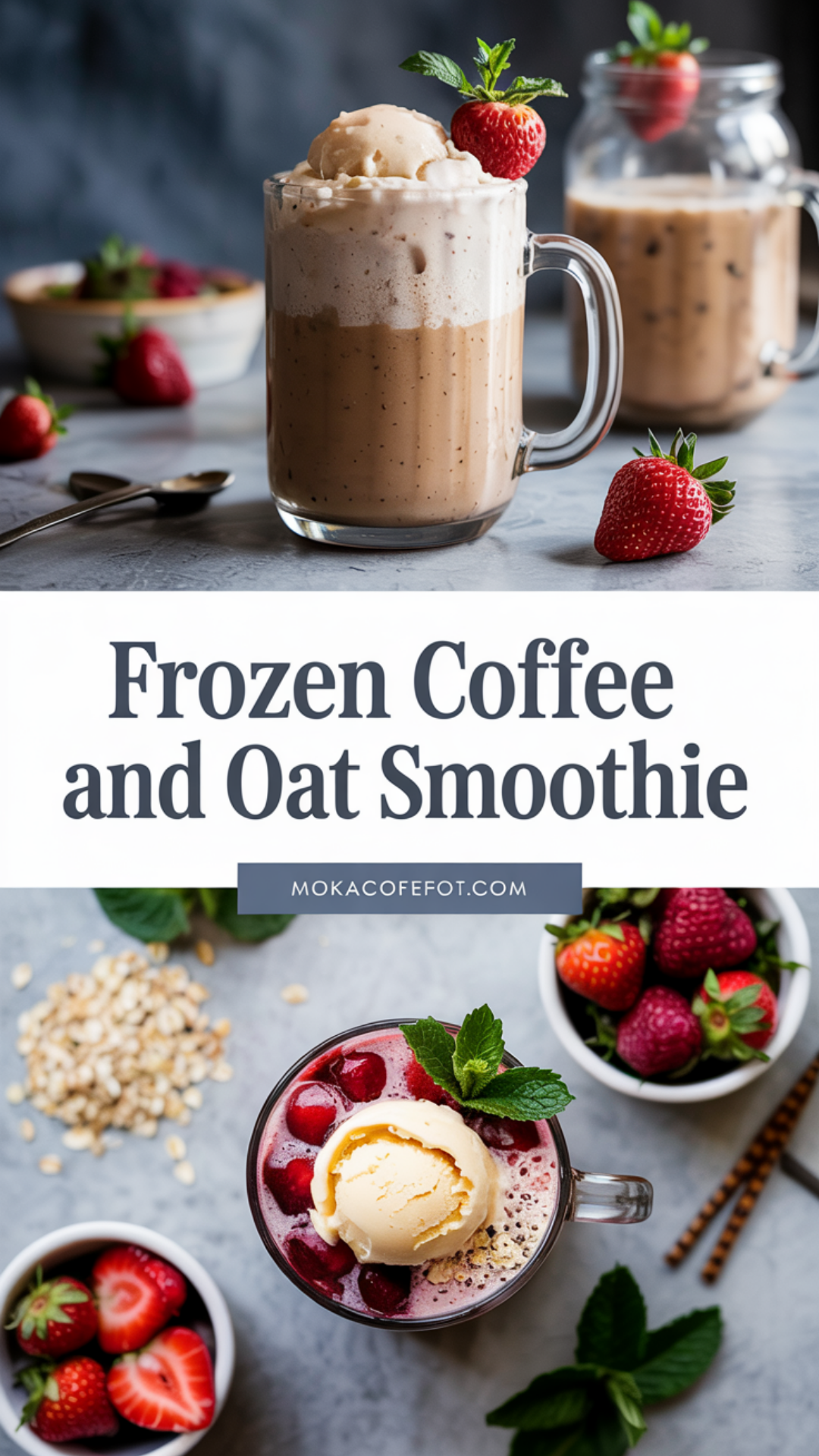 Frozen Coffee and Oat Smoothie Recipe Frozen Coffee and Oat Smoothie Recipe