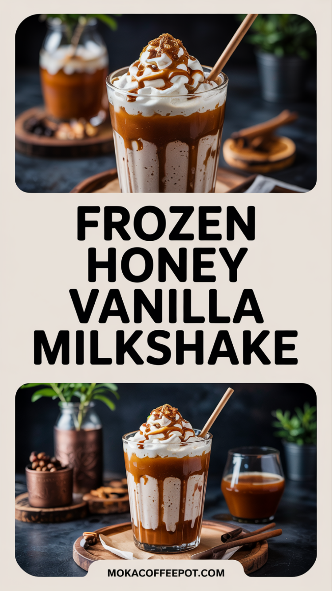 Frozen Honey Vanilla Milkshake Recipe Frozen Honey Vanilla Milkshake Recipe