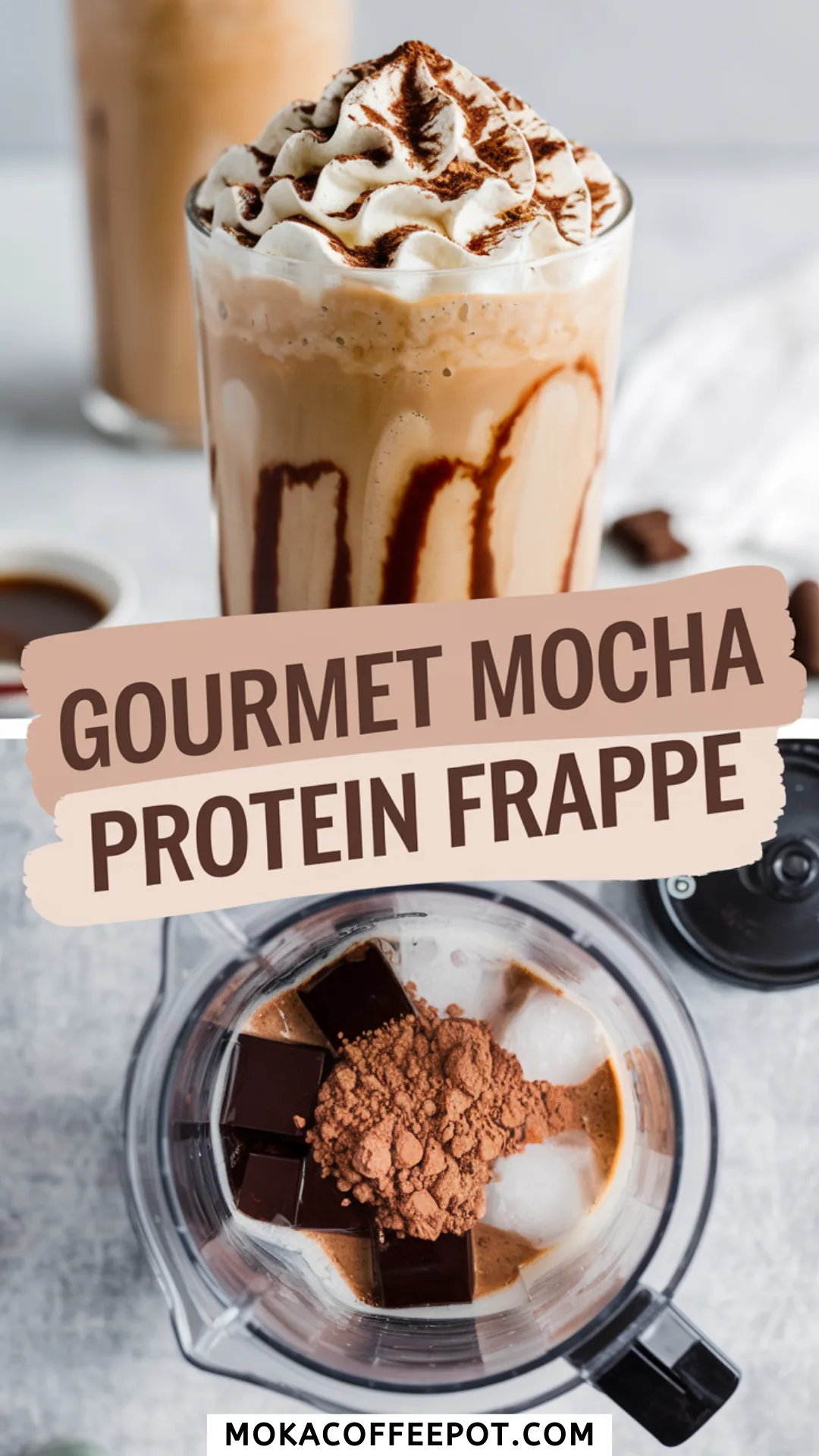 Gourmet Mocha Protein Frappe Recipe Gourmet Mocha Protein Frappe Recipe