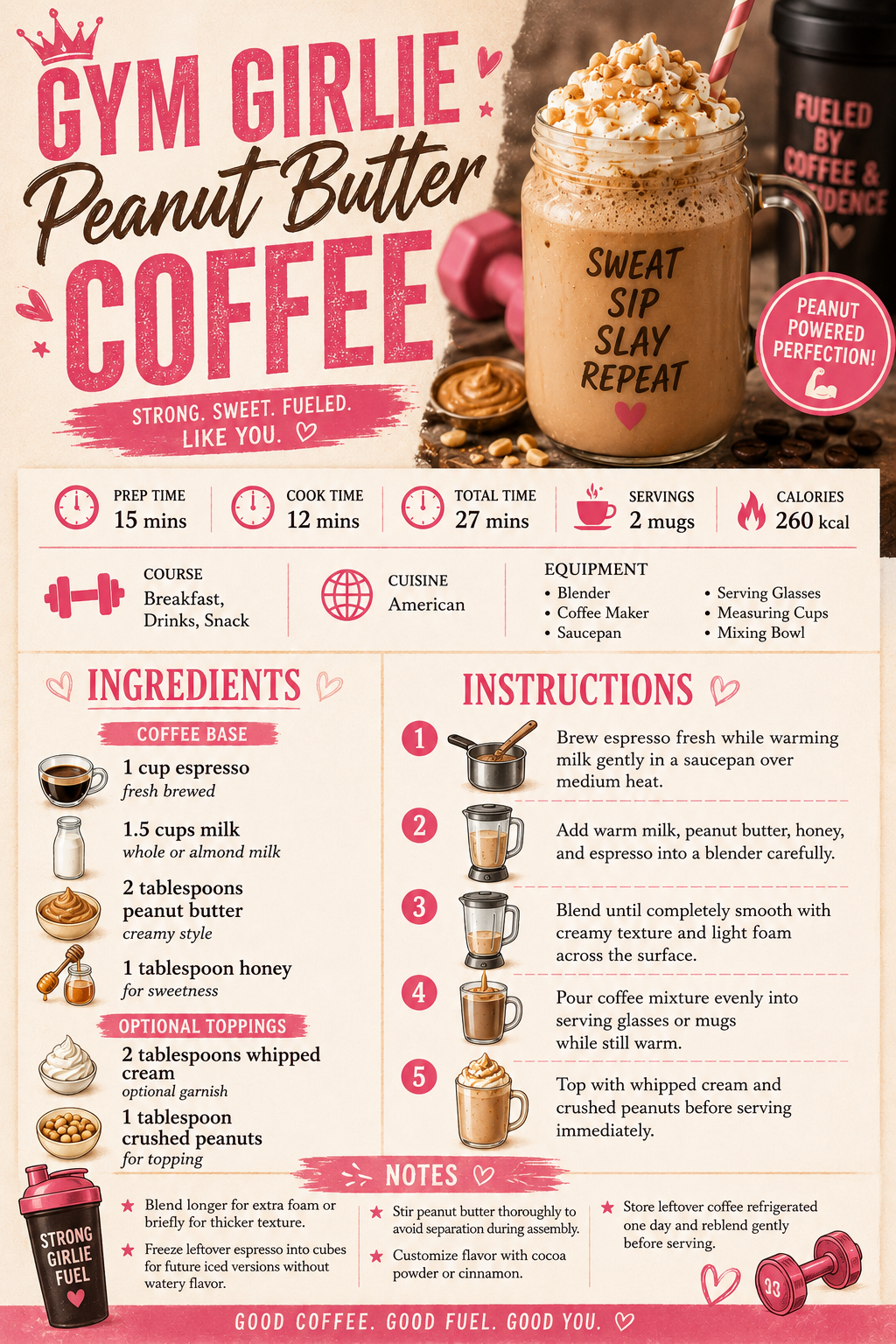 Gym Girlie Peanut Butter Coffee