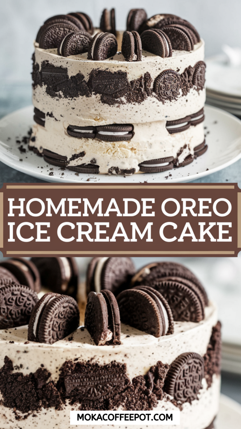 Homemade Oreo Ice Cream Cake Homemade Oreo Ice Cream Cake