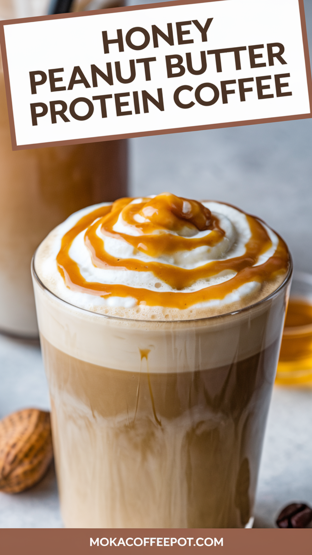 Honey Peanut Butter Protein Coffee
