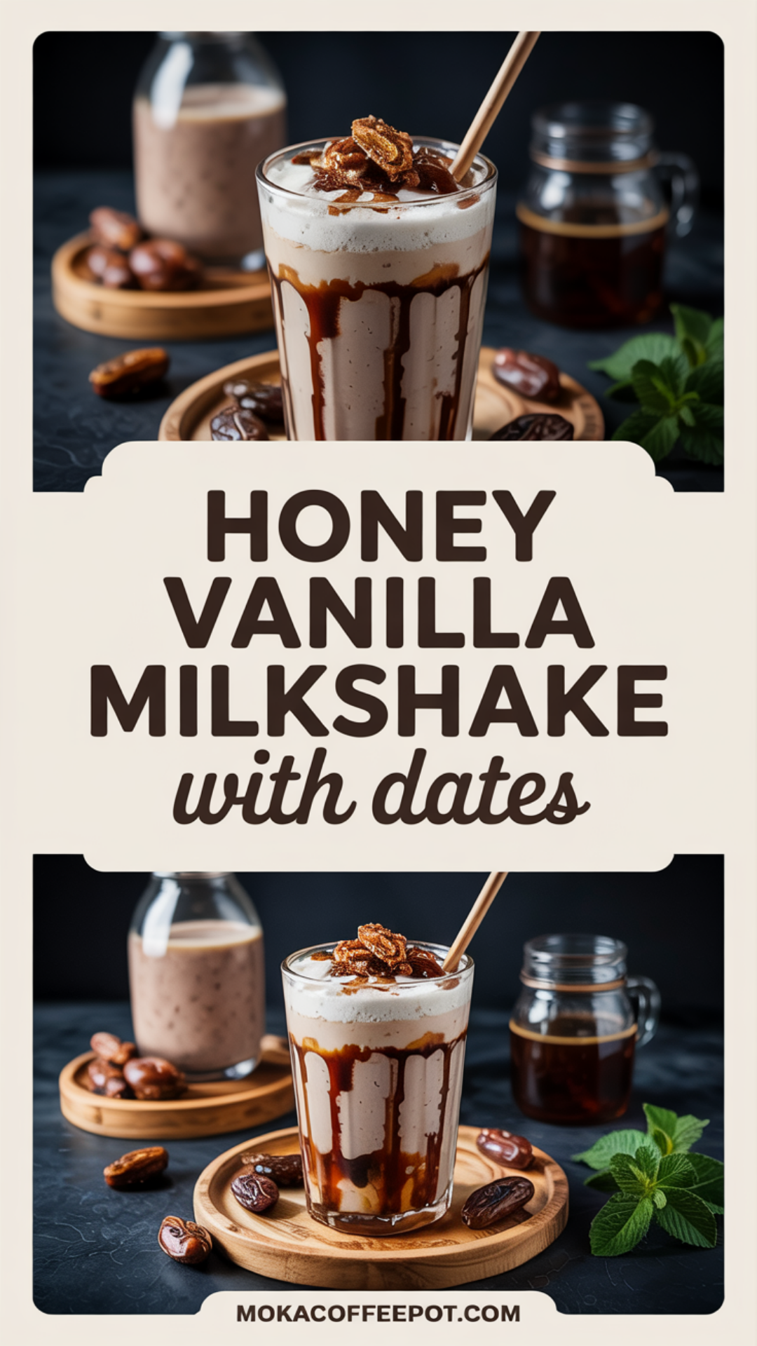 Honey Vanilla Milkshake with Dates Recipe Honey Vanilla Milkshake with Dates Recipe
