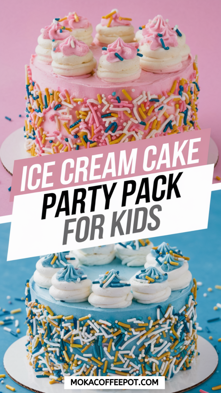 Ice Cream Cake Party Pack for Kids