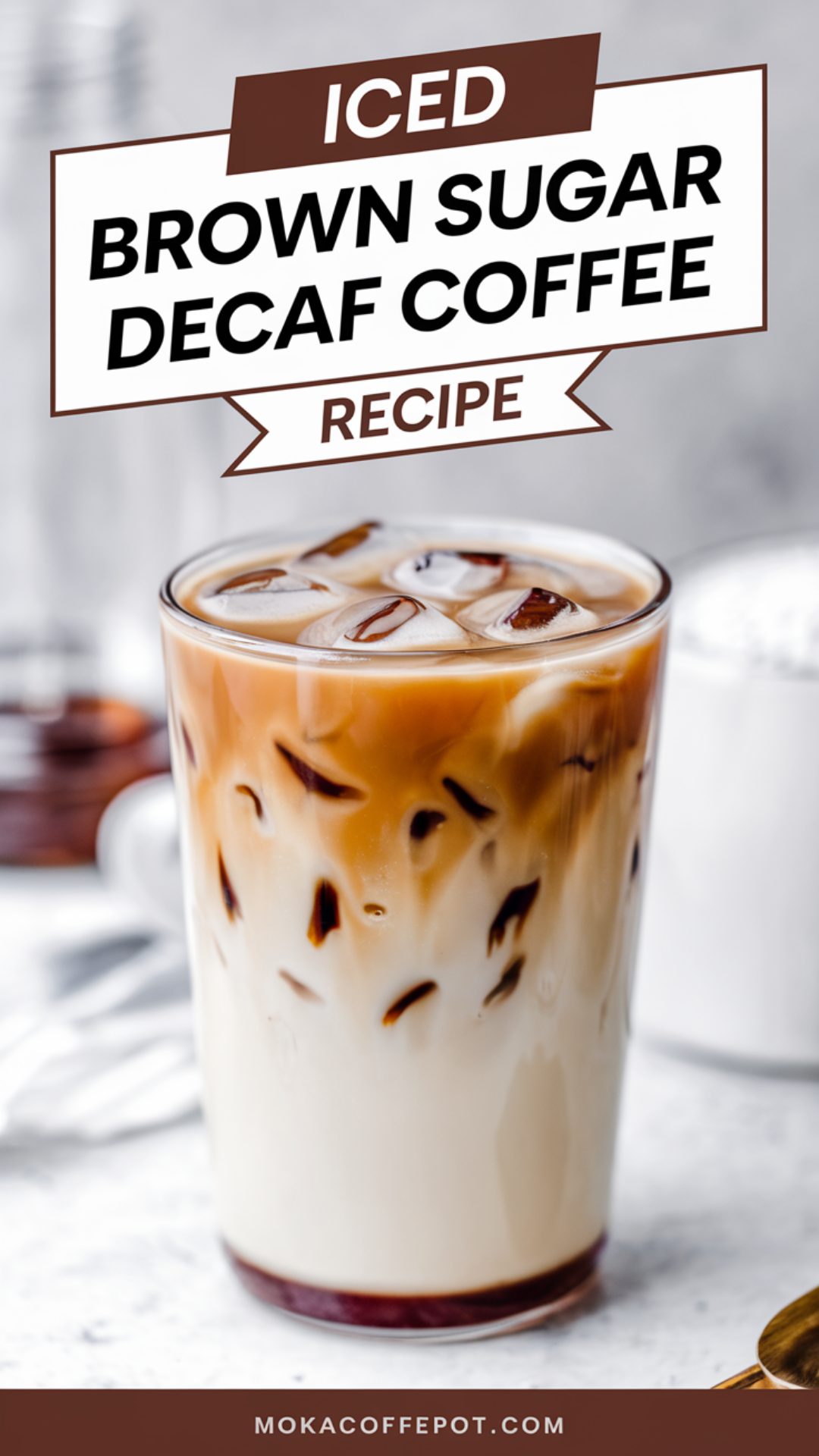 Iced Brown Sugar Decaf Coffee Recipe