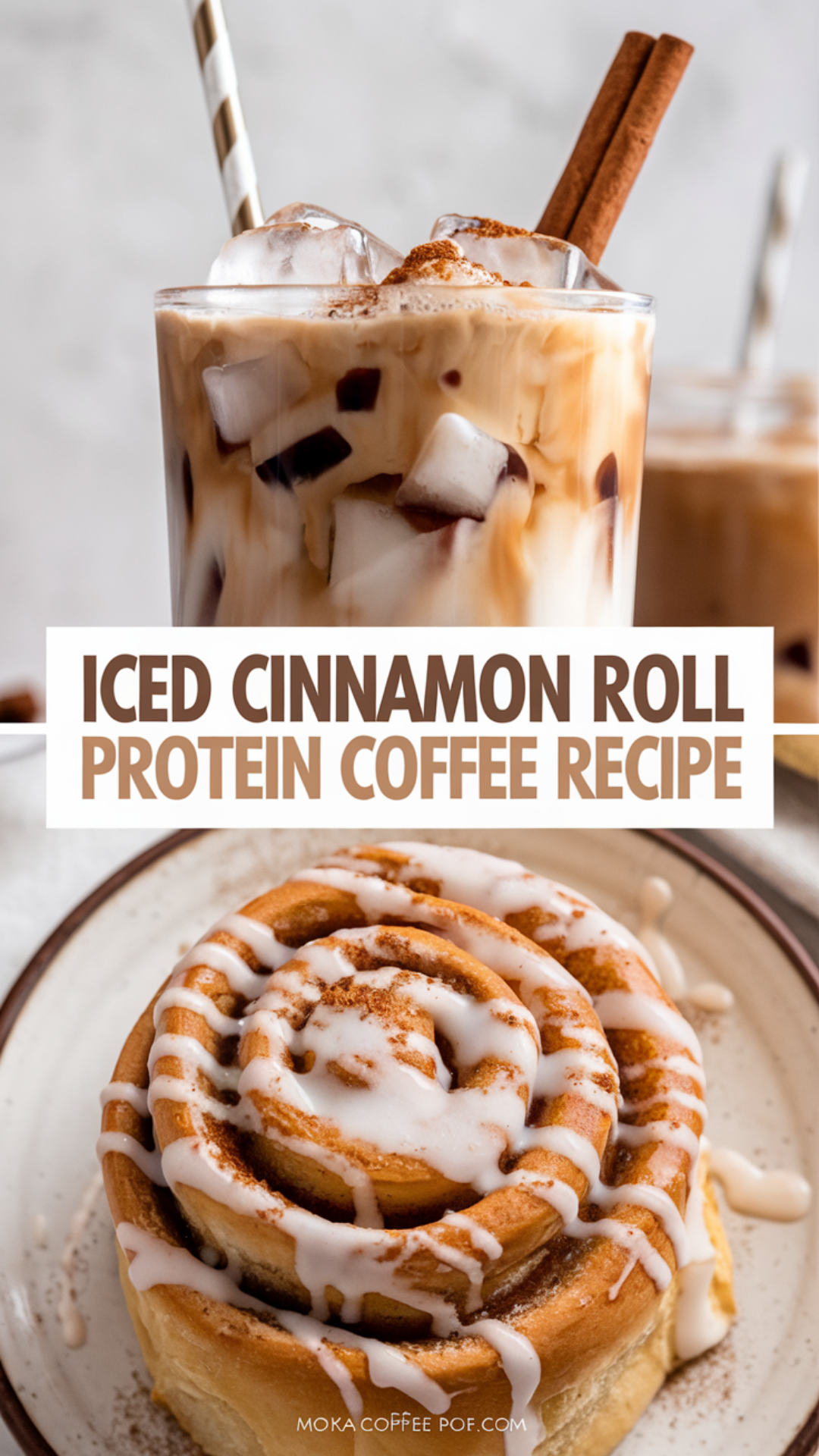 Iced Cinnamon Roll Protein Coffee Recipe Iced Cinnamon Roll Protein Coffee Recipe