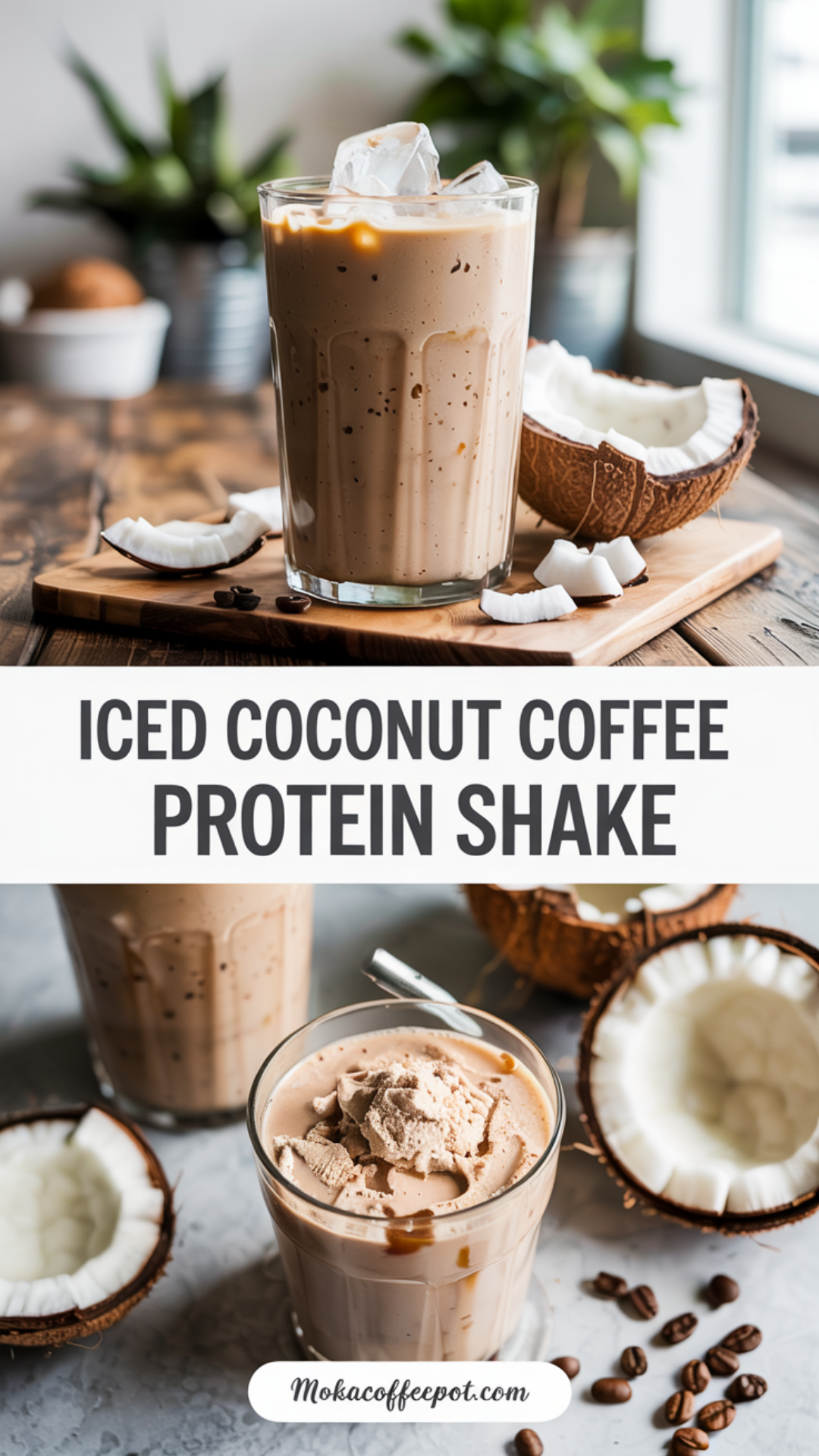 Iced Coconut Coffee Protein Shake Recipe Iced Coconut Coffee Protein Shake Recipe