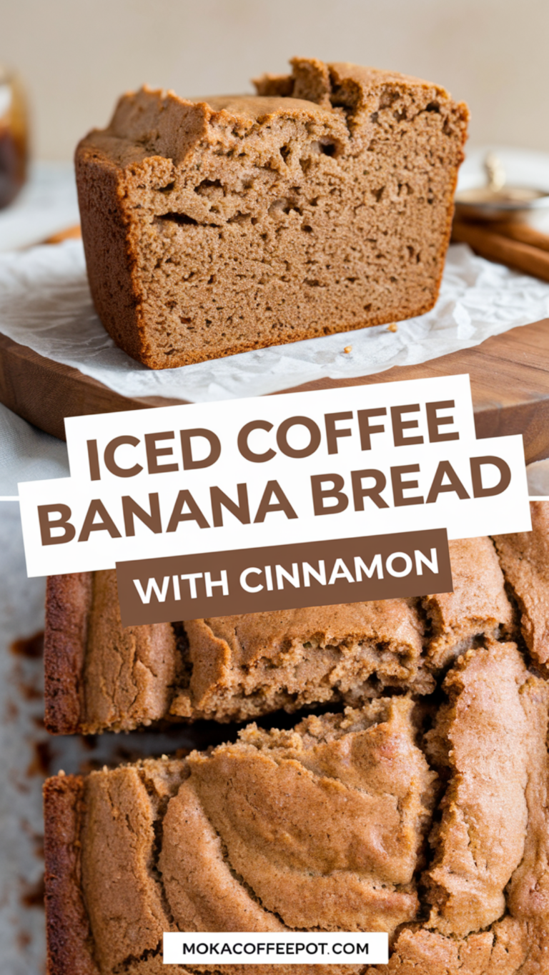 Iced Coffee Banana Bread with Cinnamon Iced Coffee Banana Bread with Cinnamon