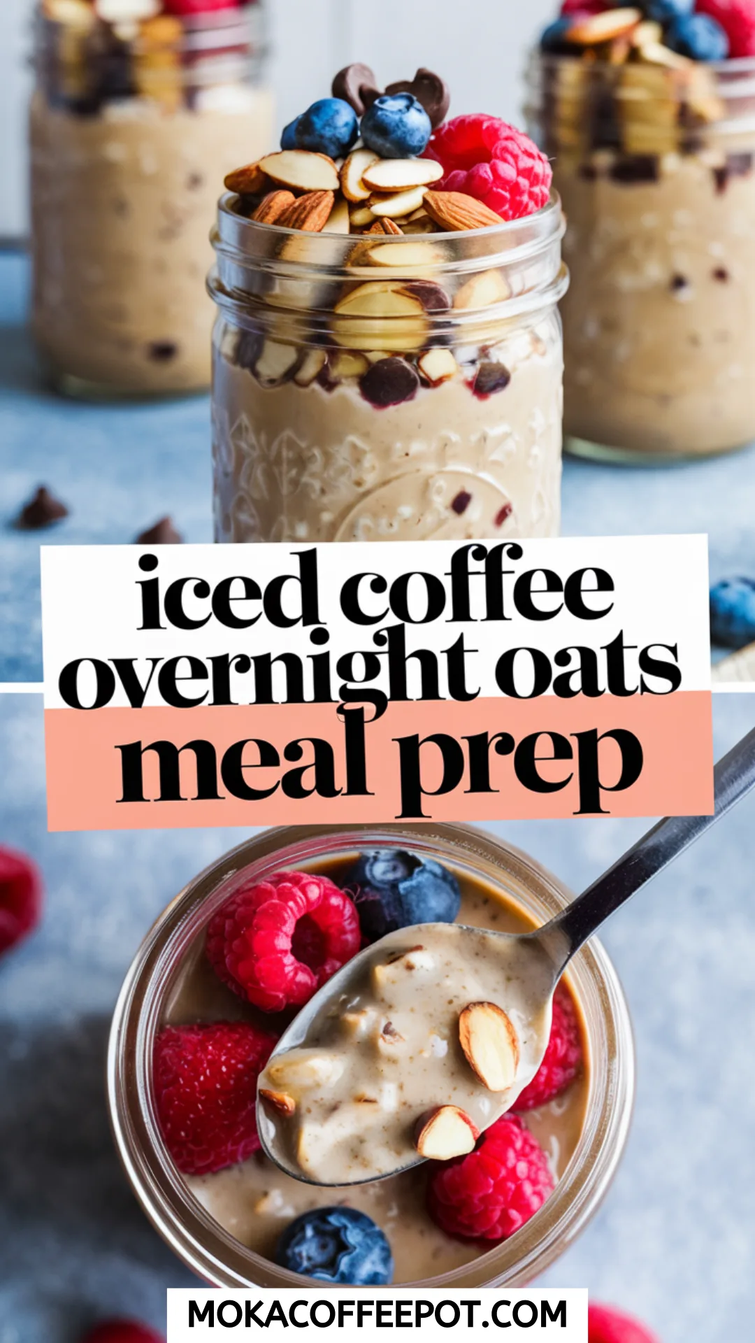 Iced Coffee Overnight Oats Meal Prep Iced Coffee Overnight Oats Meal Prep