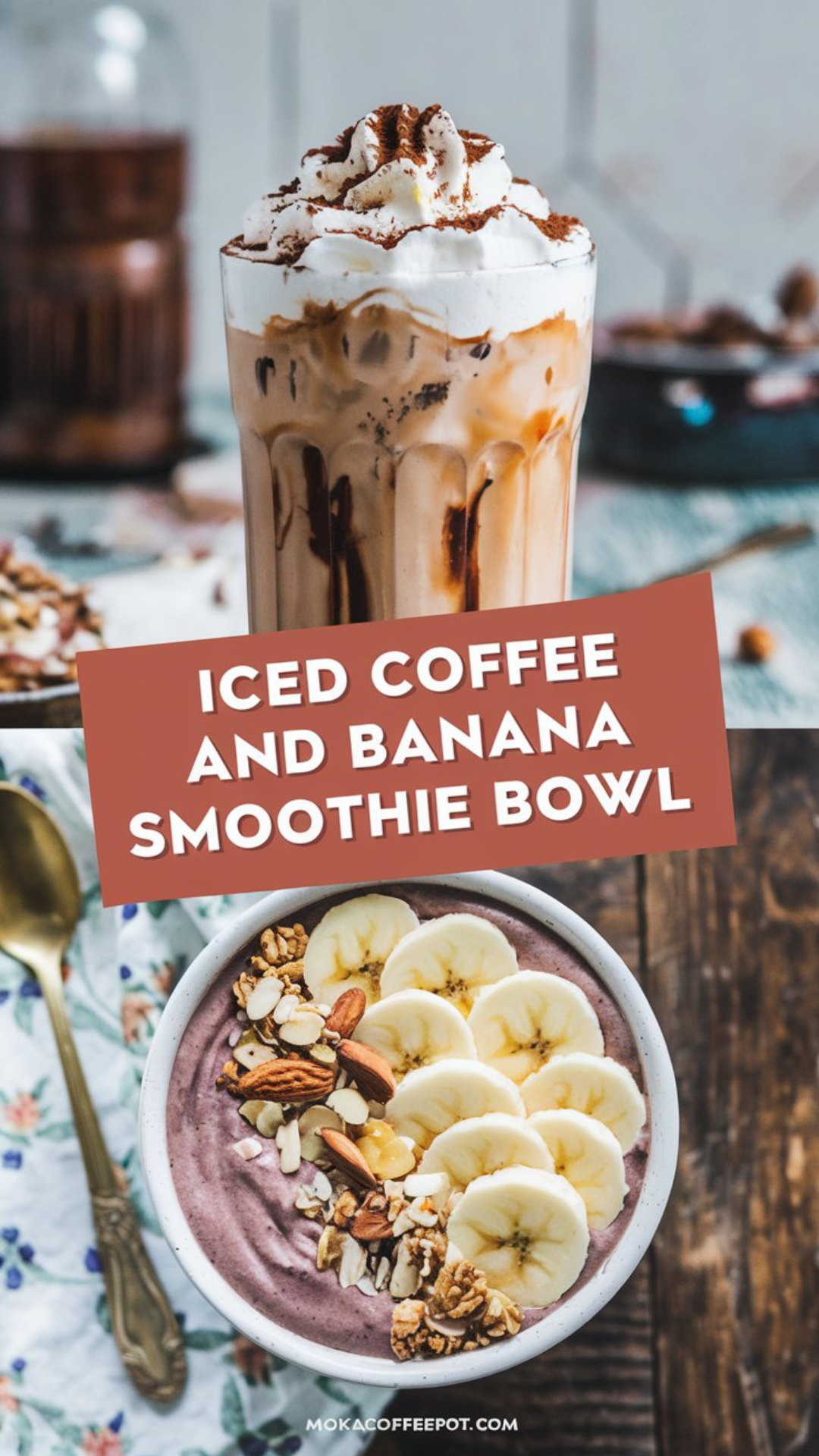 Iced Coffee and Banana Smoothie Bowl Iced Coffee and Banana Smoothie Bowl