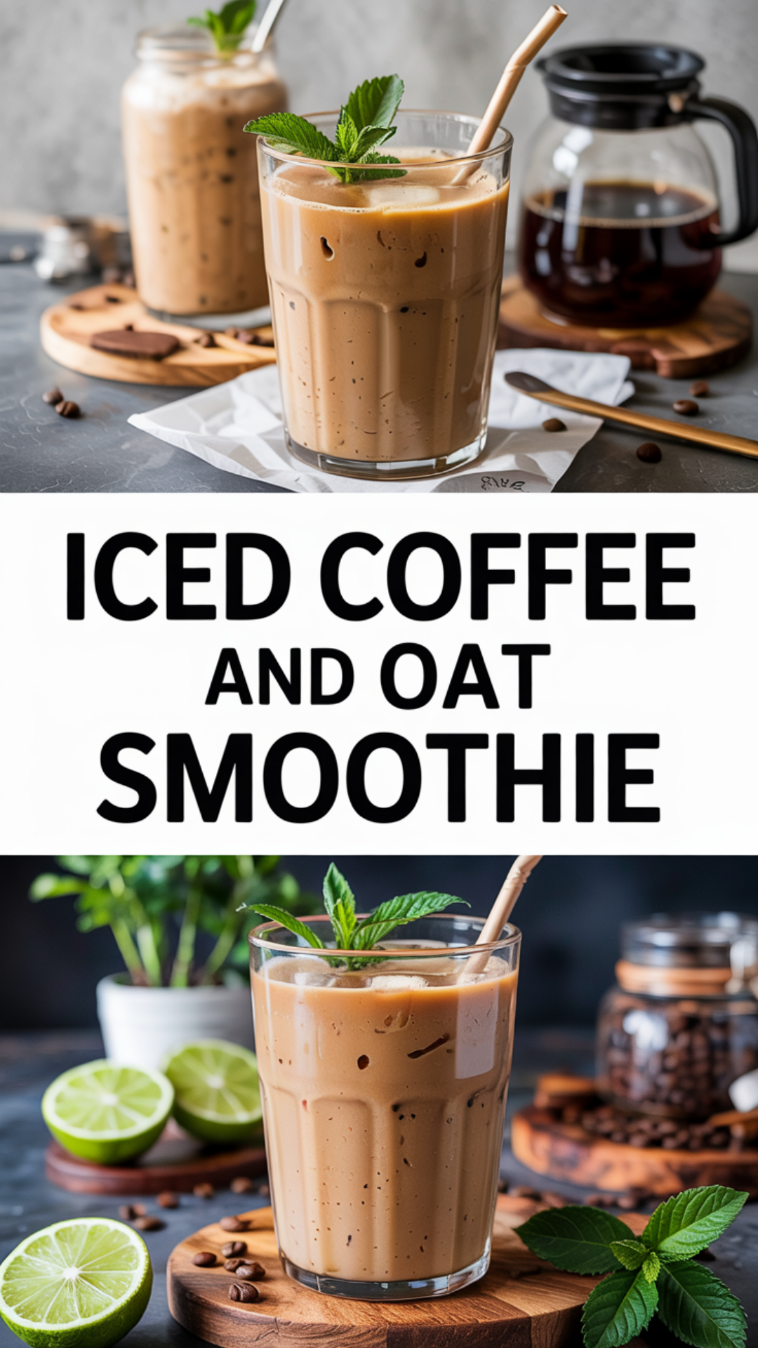 Iced Coffee and Oat Smoothie Recipe Iced Coffee and Oat Smoothie Recipe
