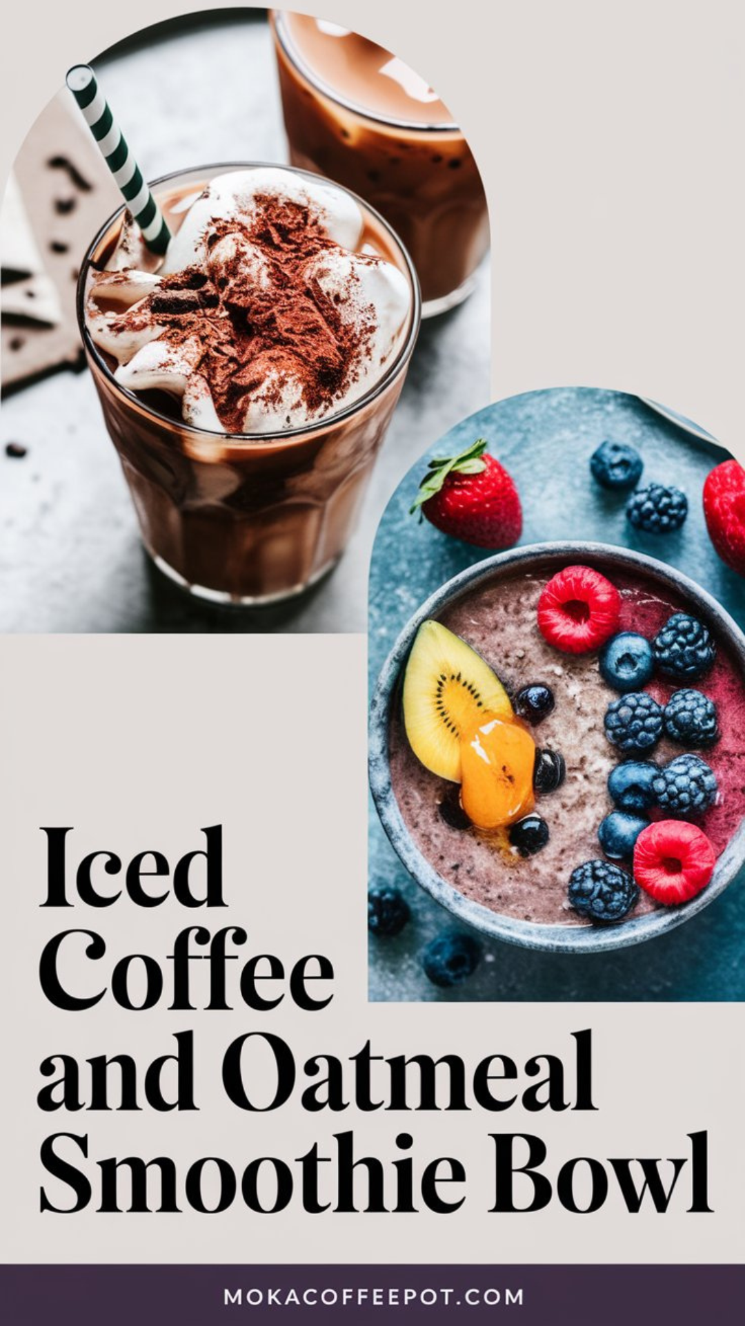 Iced Coffee and Oatmeal Smoothie Bowl Iced Coffee and Oatmeal Smoothie Bowl
