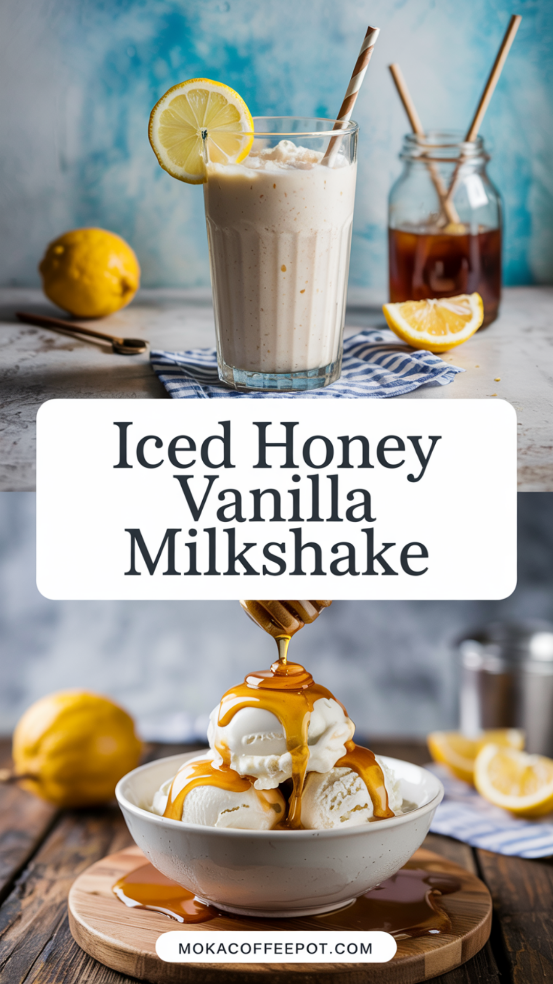 Iced Honey Vanilla Milkshake Recipe Iced Honey Vanilla Milkshake Recipe