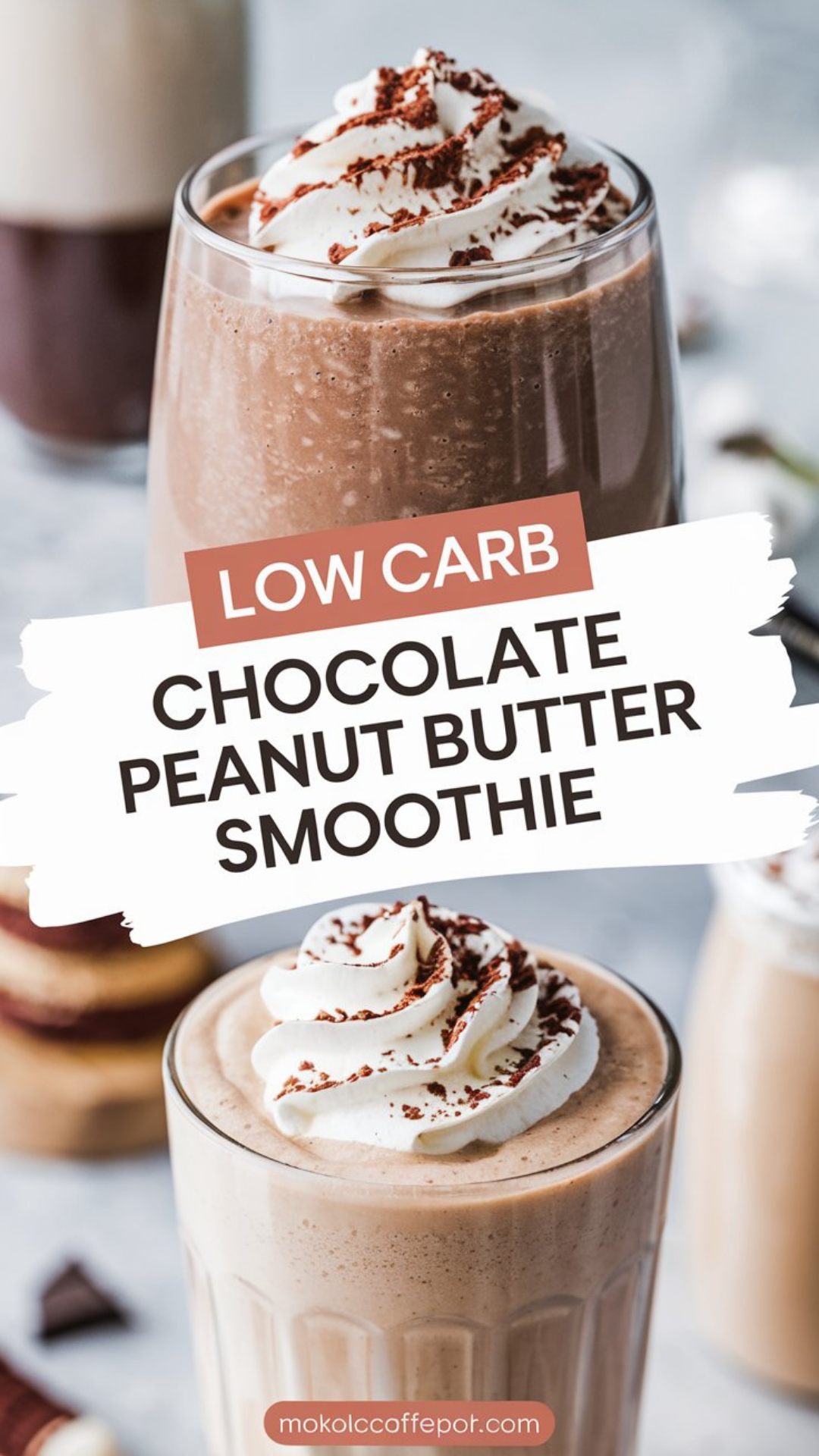 Low Carb Chocolate Peanut Butter Smoothie Low Carb Chocolate Peanut Butter Smoothie