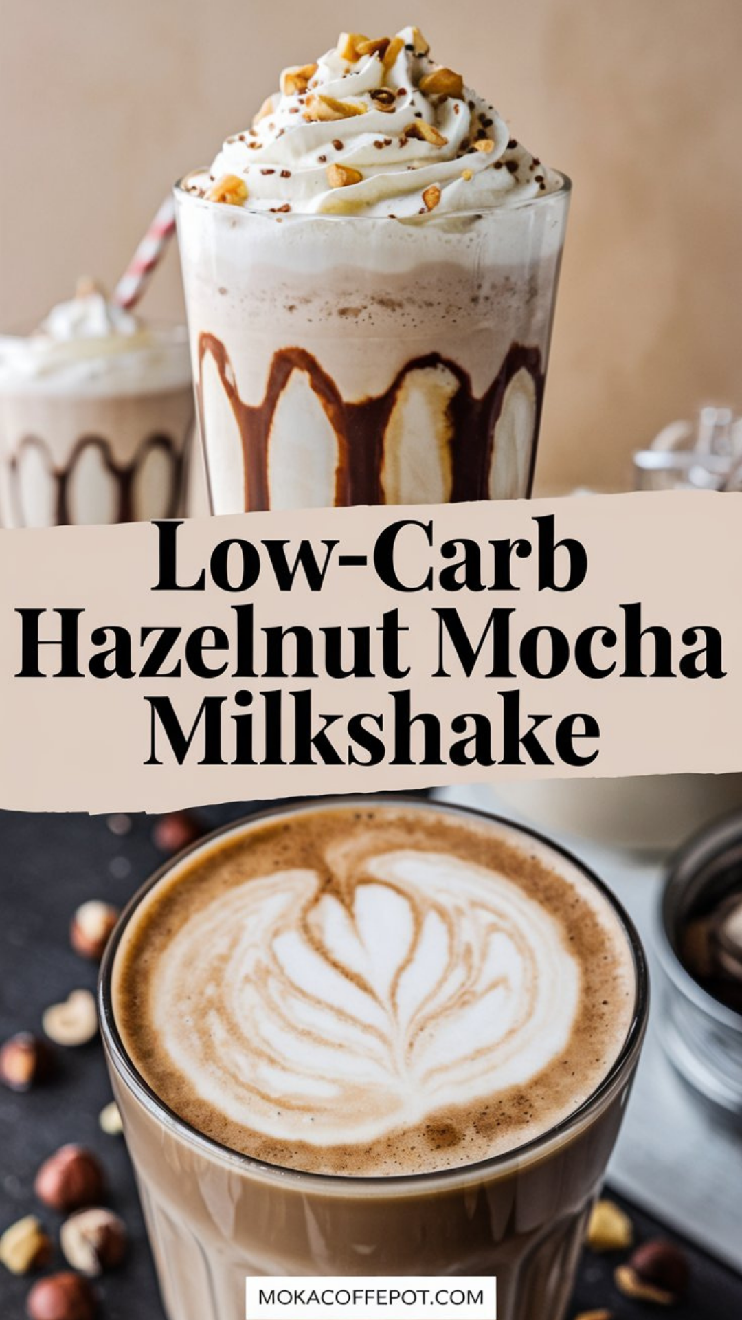 Low-Carb Hazelnut Mocha Milkshake Low-Carb Hazelnut Mocha Milkshake