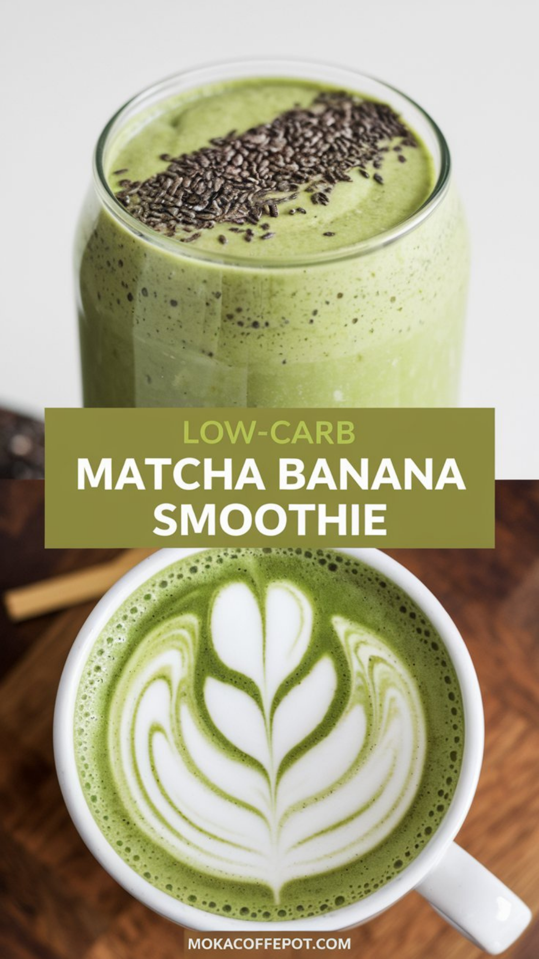 Low-Carb Matcha Banana Smoothie Low-Carb Matcha Banana Smoothie