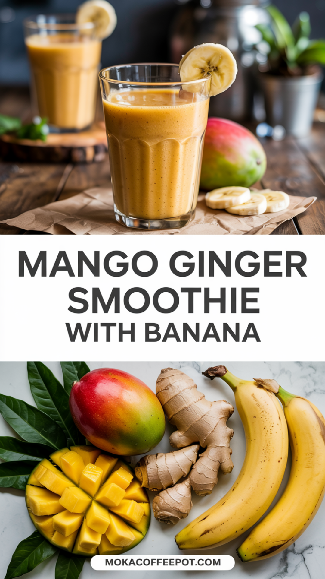 Mango Ginger Smoothie with Banana Recipe Mango Ginger Smoothie with Banana Recipe