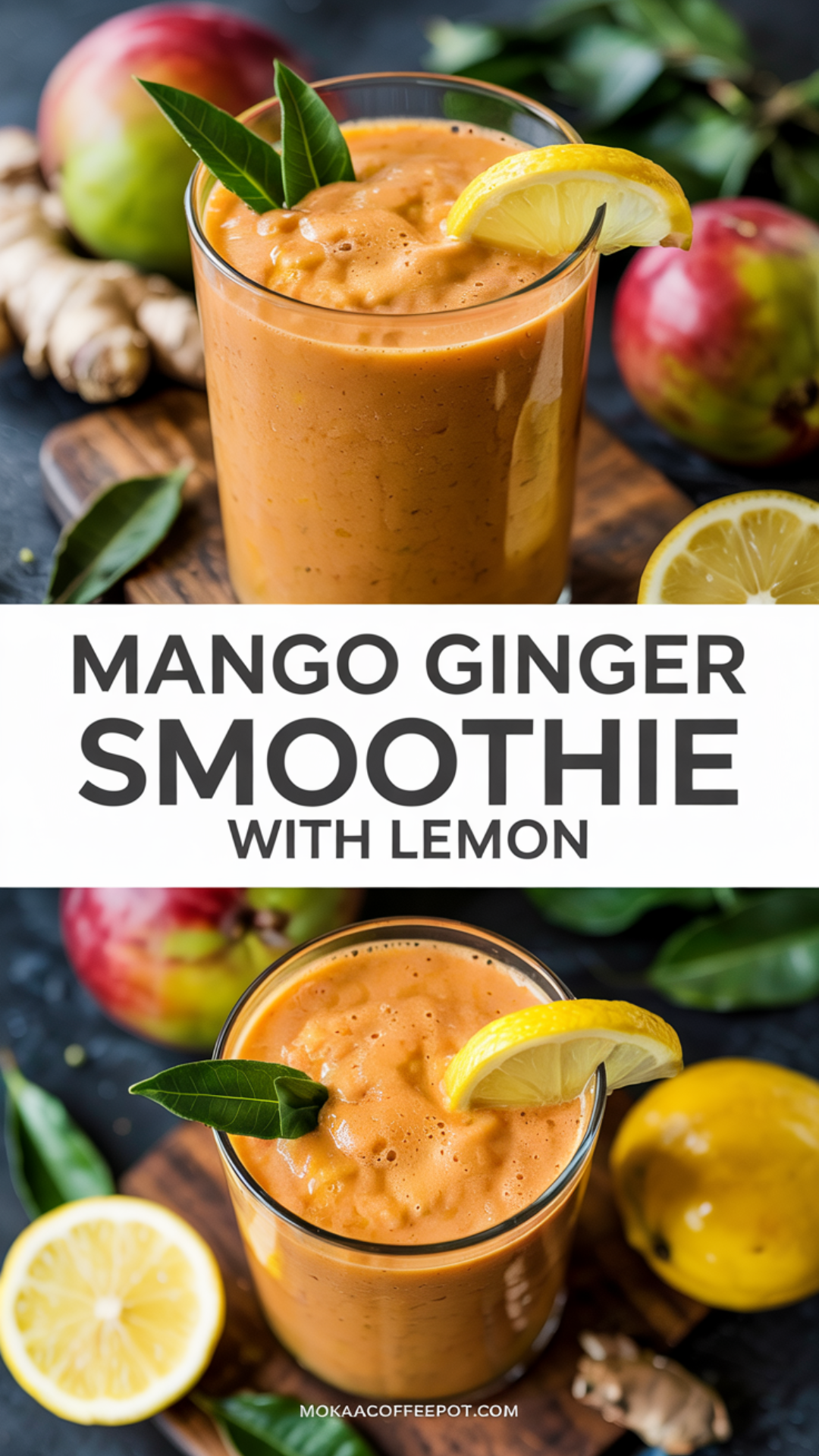 Mango Ginger Smoothie with Lemon Recipe Mango Ginger Smoothie with Lemon Recipe
