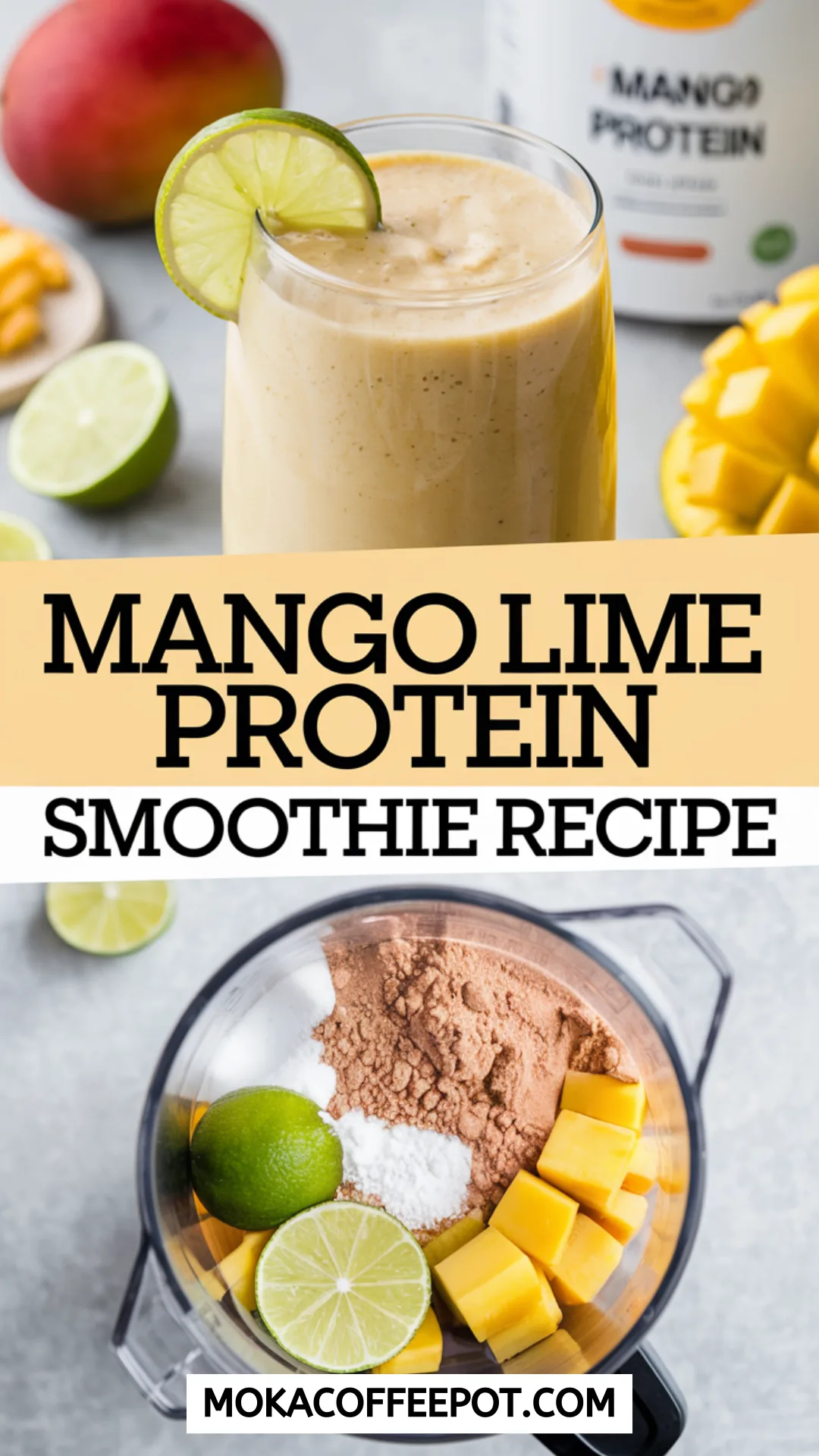 Mango Lime Protein Smoothie Recipe