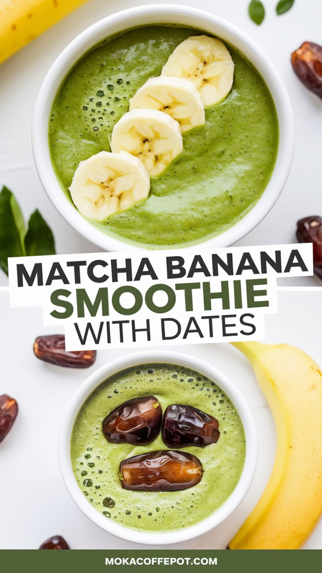 Matcha Banana Smoothie with Dates Matcha Banana Smoothie with Dates