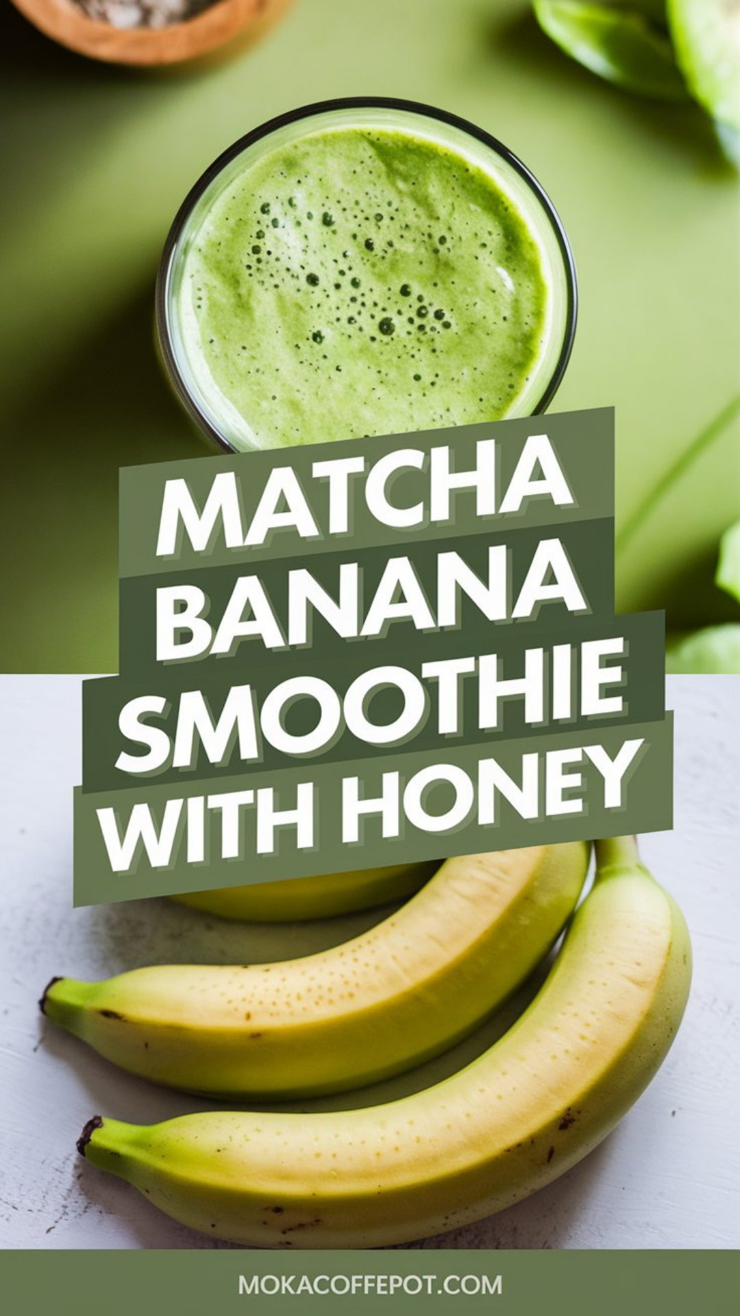 Matcha Banana Smoothie with Honey Matcha Banana Smoothie with Honey