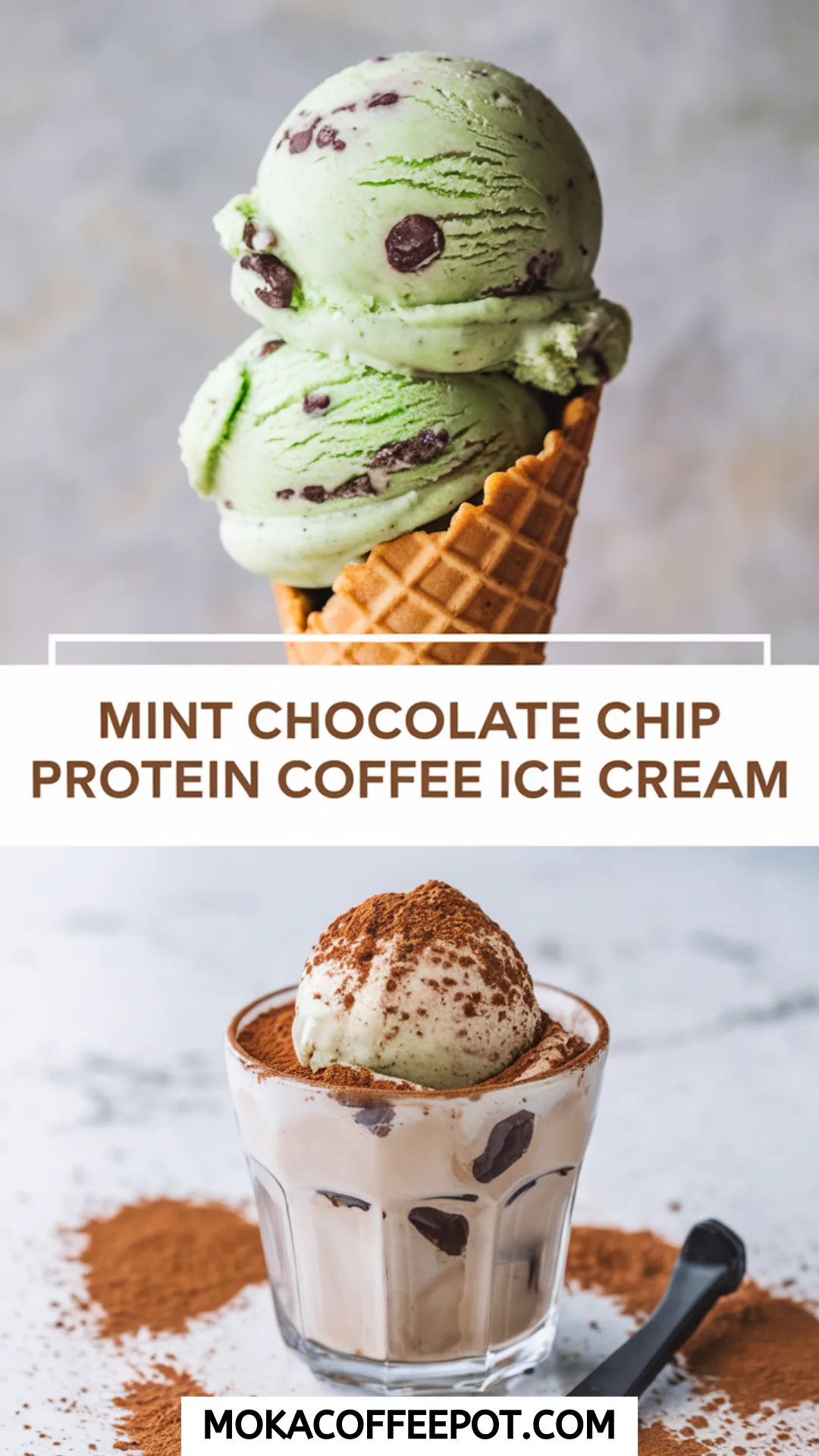 Mint Chocolate Chip Protein Coffee Ice Cream Recipe Mint Chocolate Chip Protein Coffee Ice Cream Recipe