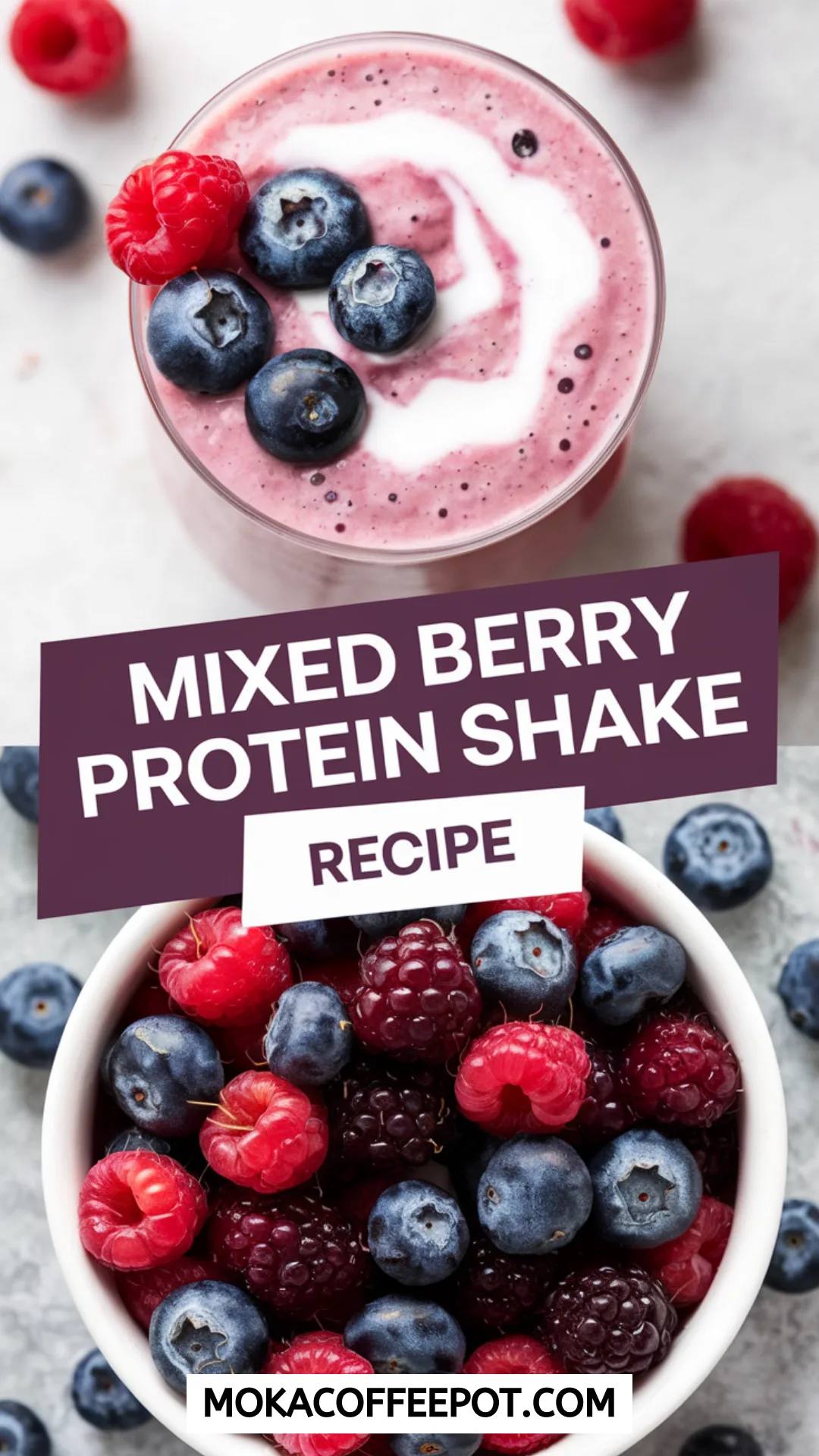 Mixed Berry Protein Shake Recipe
