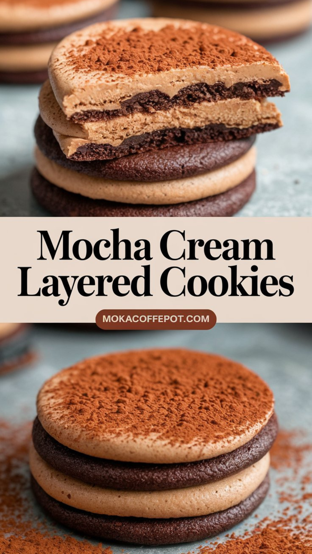 Mocha Cream Layered Cookies Mocha Cream Layered Cookies