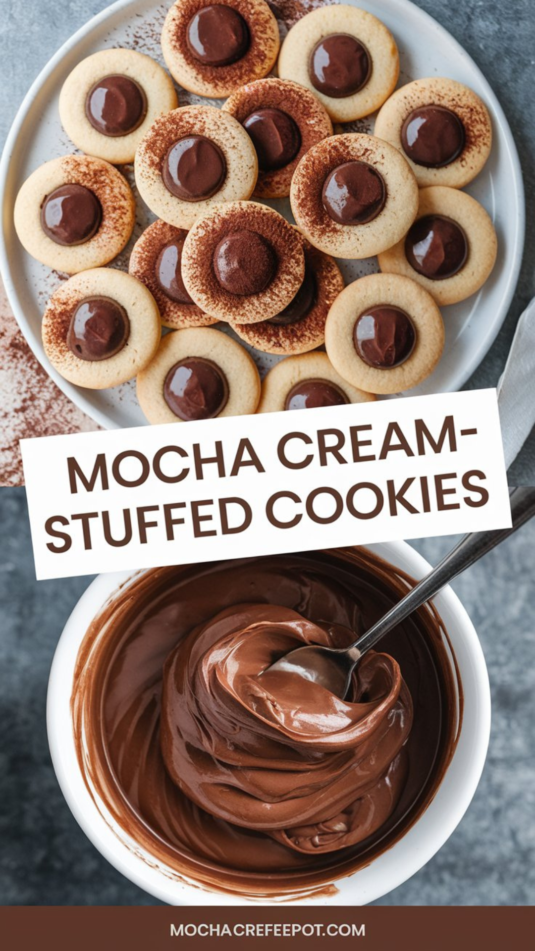 Mocha Cream-Stuffed Cookies Mocha Cream-Stuffed Cookies