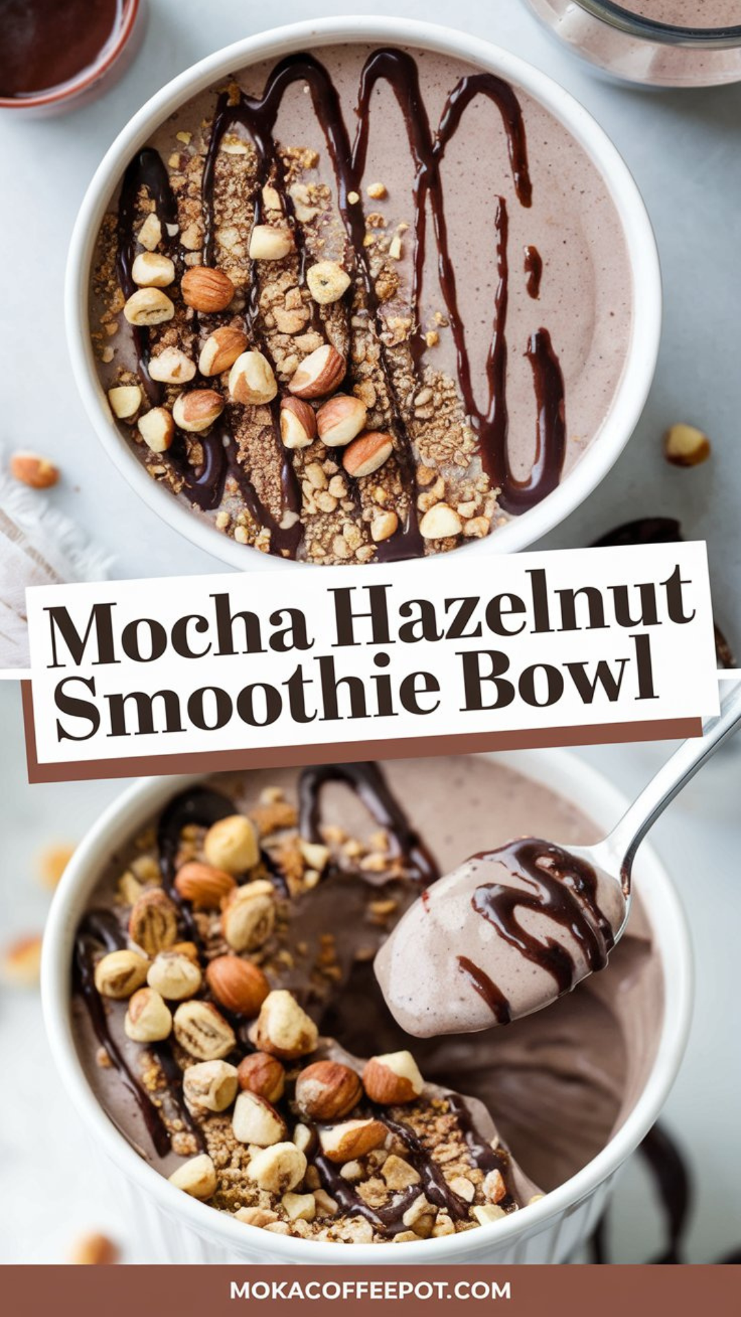 Mocha Hazelnut Smoothie Bowl Mocha Hazelnut Smoothie Bowl