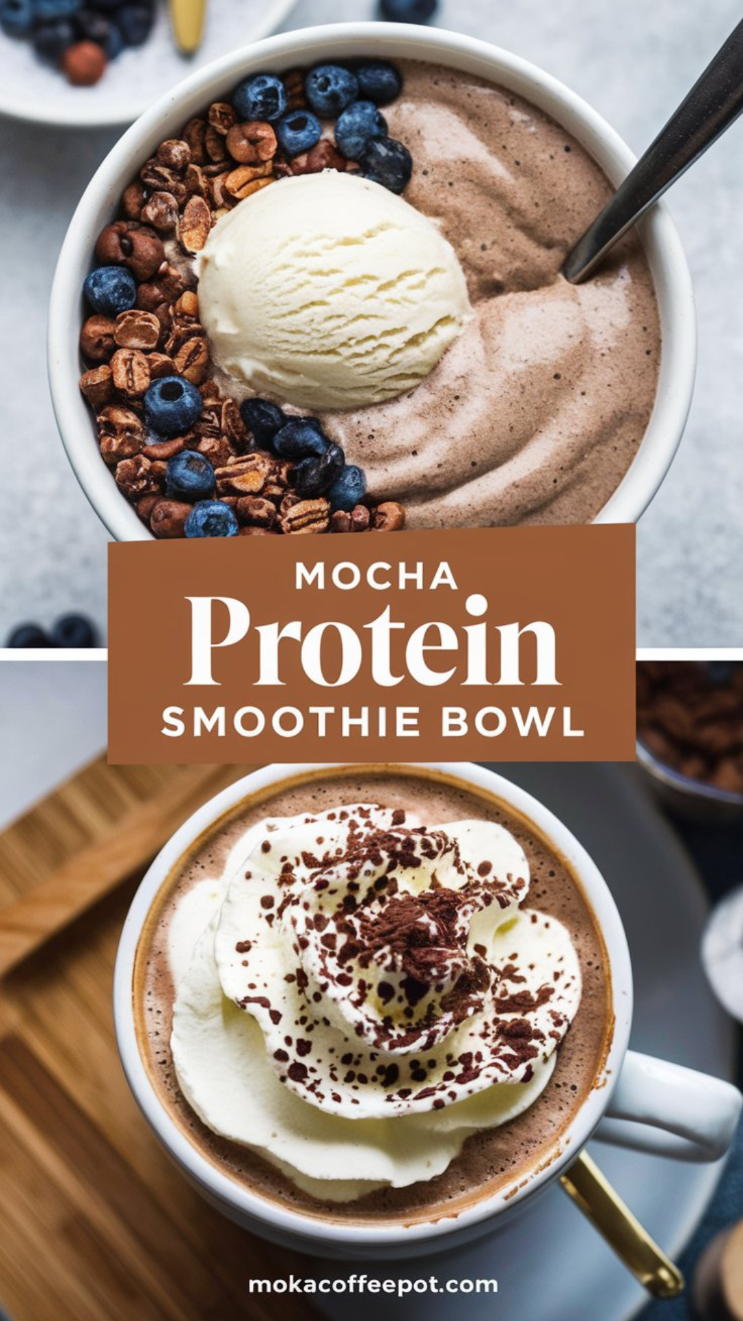 Mocha Protein Coffee Smoothie Bowl Mocha Protein Coffee Smoothie Bowl