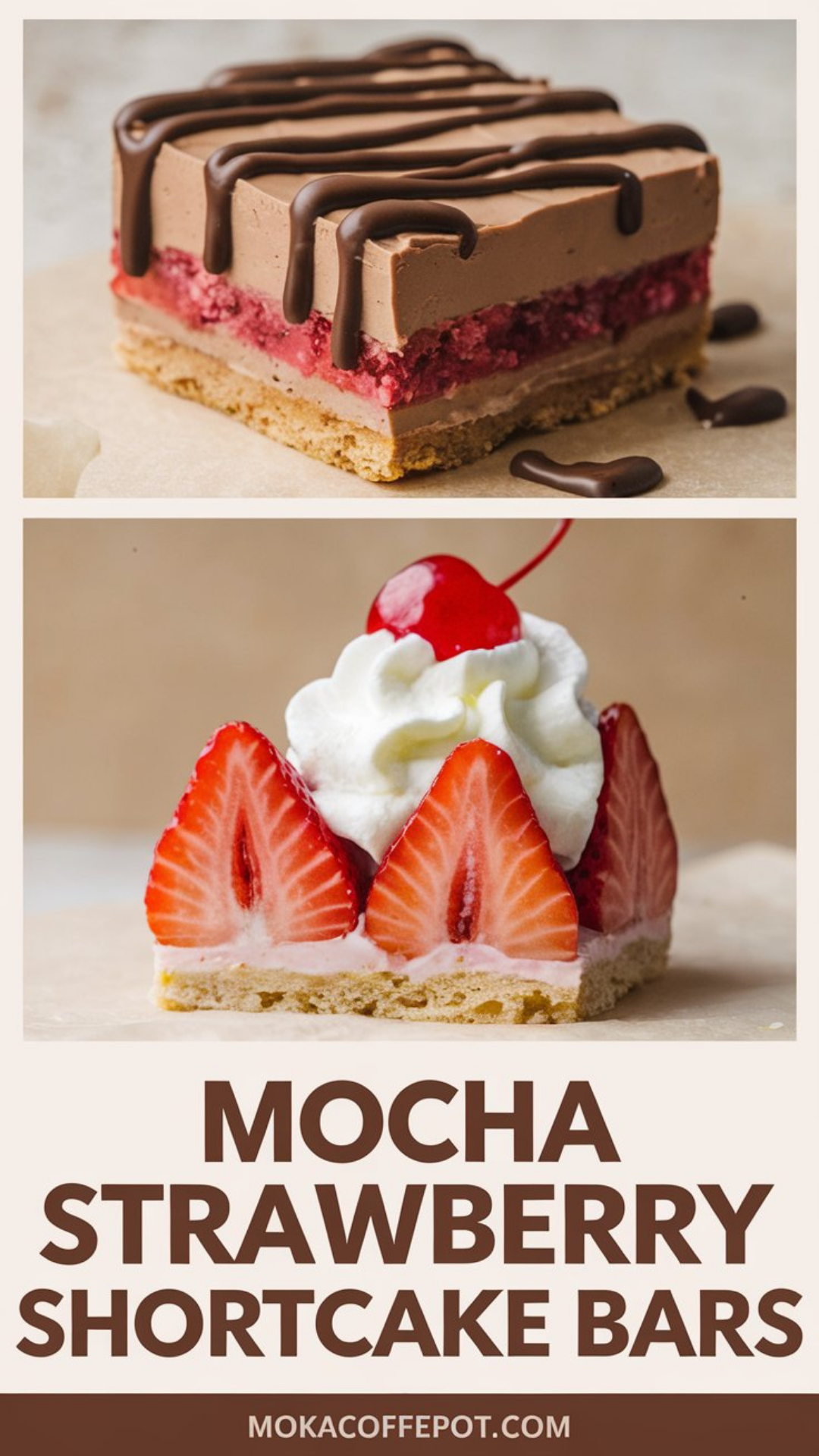 Mocha Strawberry Shortcake Bars Mocha Strawberry Shortcake Bars