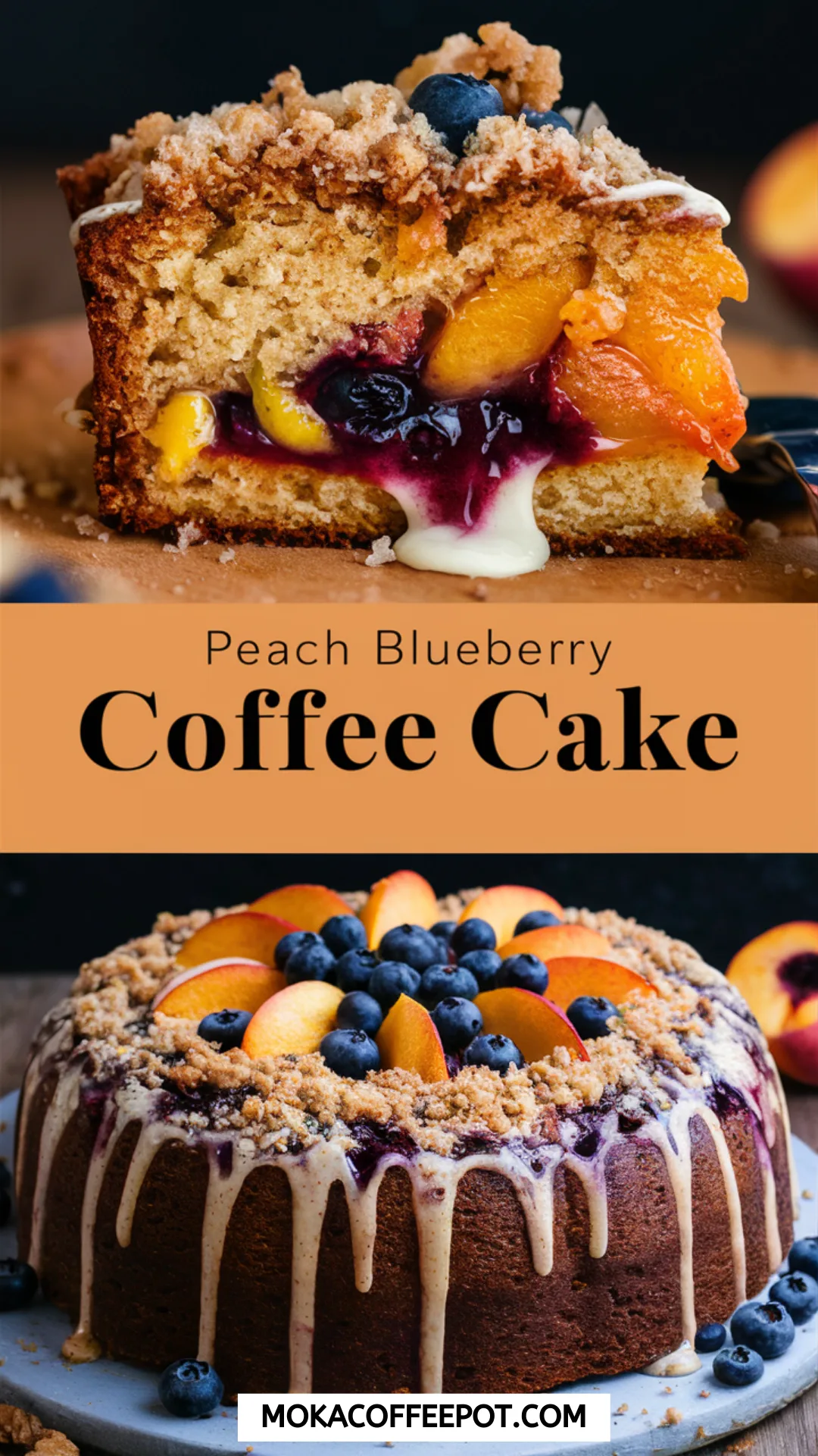 Peach Blueberry Coffee Cake Peach Blueberry Coffee Cake