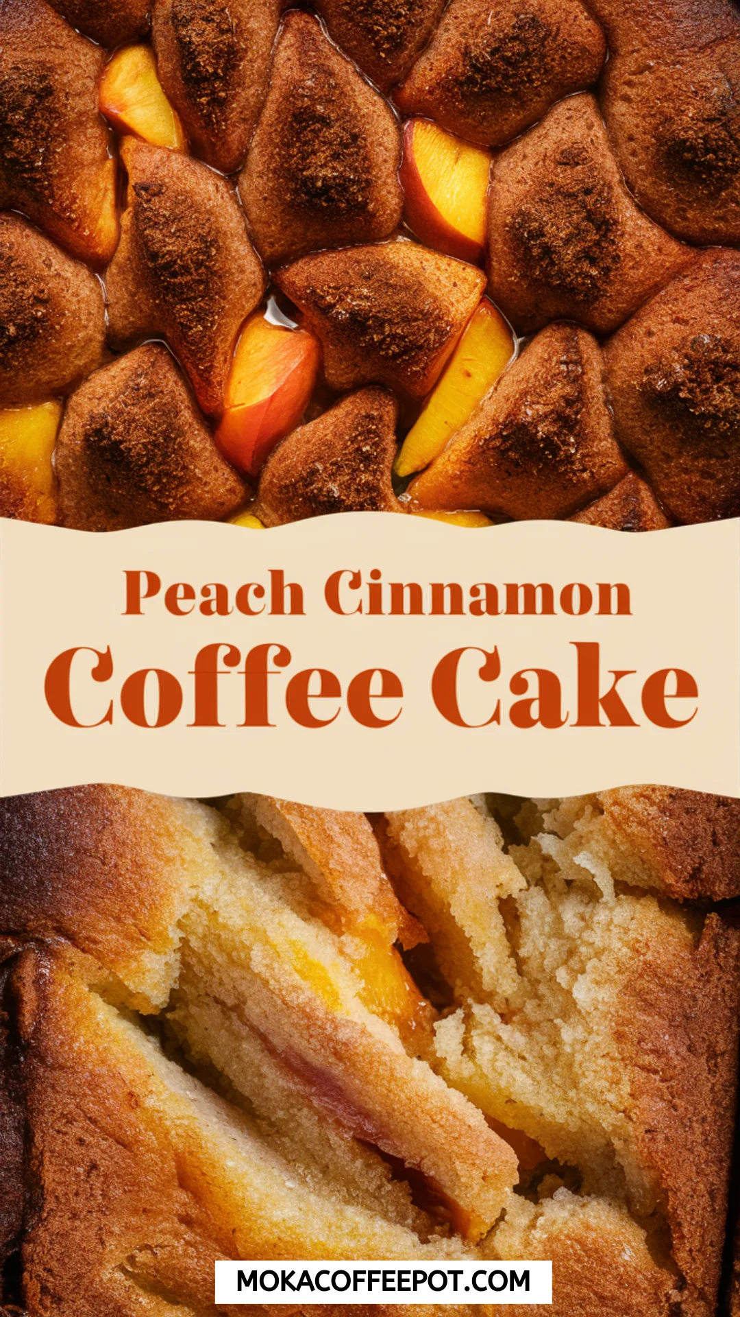 Peach Cinnamon Coffee Cake Peach Cinnamon Coffee Cake